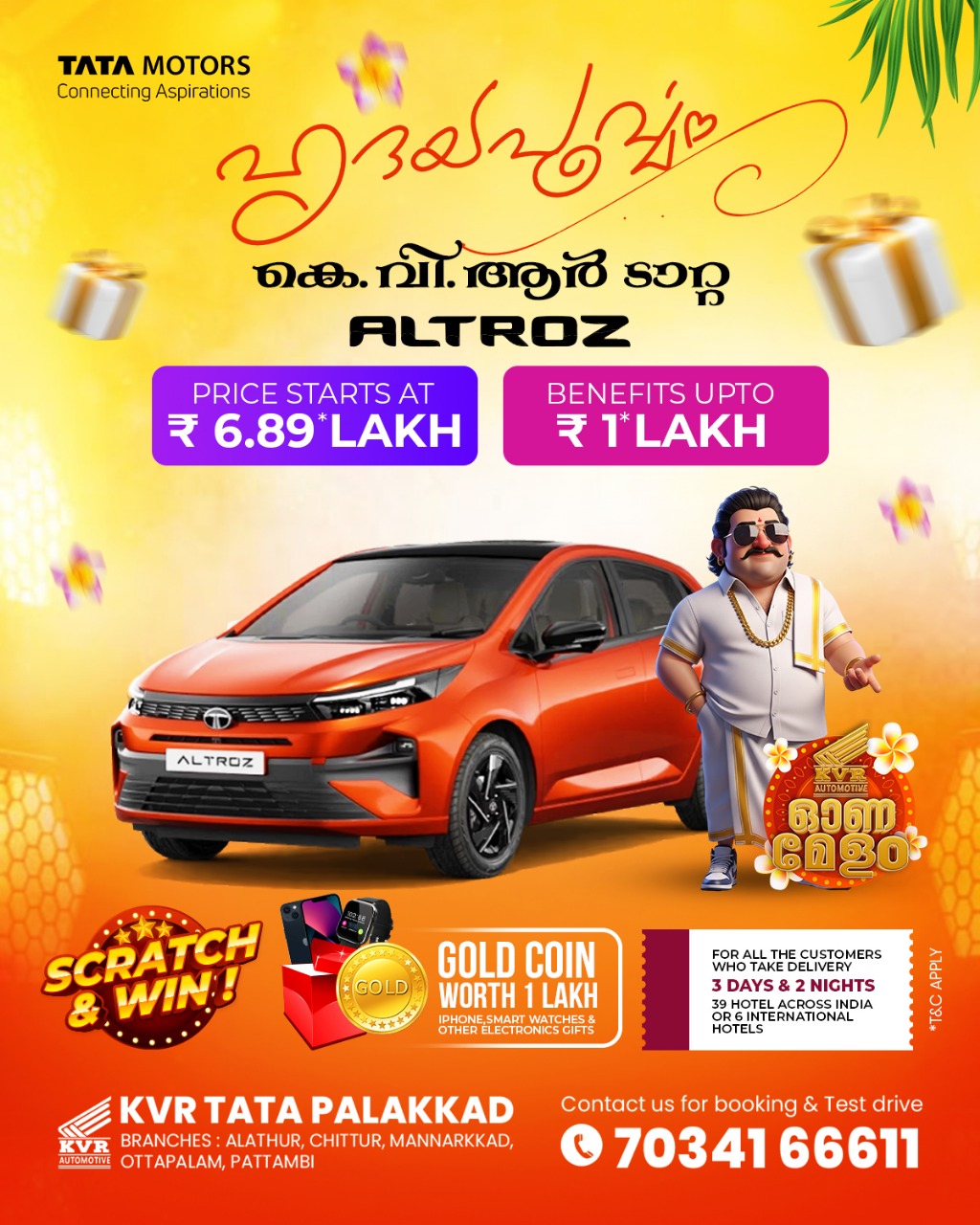 KVR - 🌸 Celebrate Onam with the Stylish Tata Altroz! 🌸 This festive ...