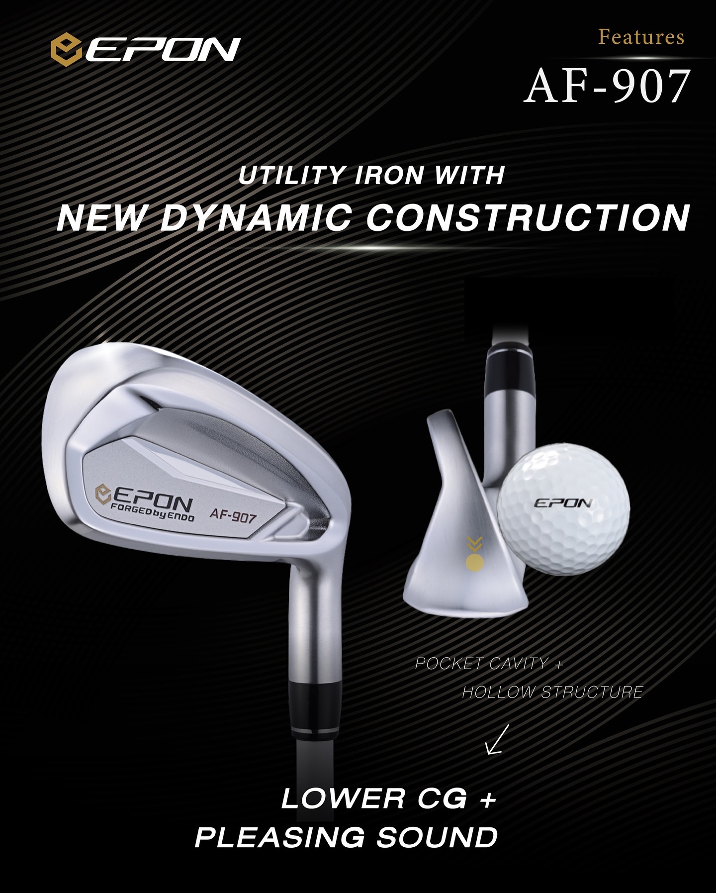 New Release EPON AF-907, The utility iron with the new dynamic 
