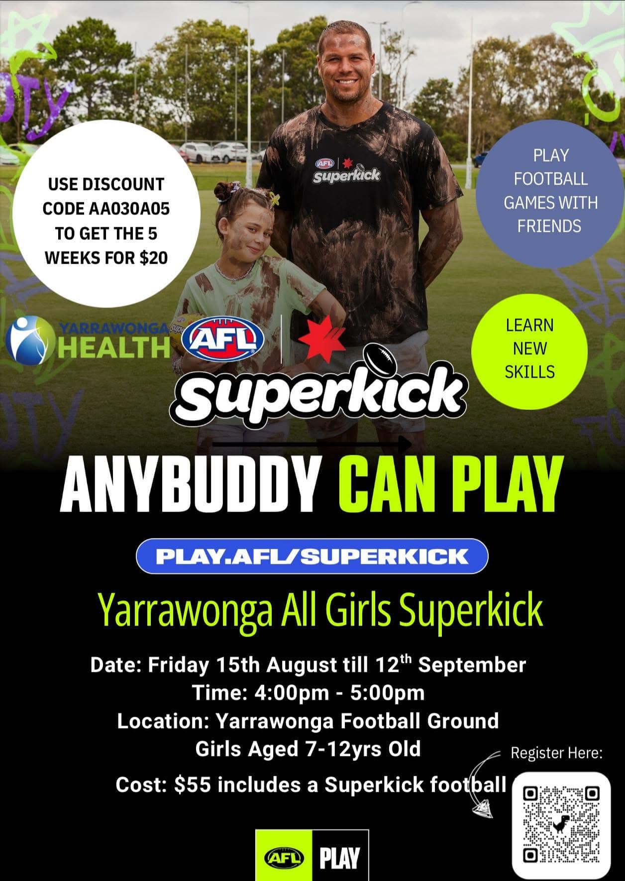 🏉 Yarrawonga All Girls Superkick... - AFL North East Border | Facebook