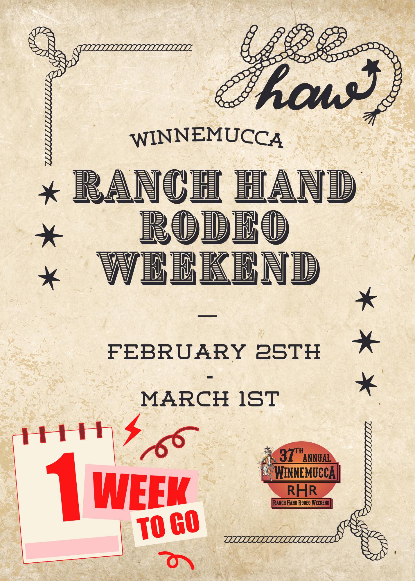 ONE WEEK COUNTDOWN!... - Winnemucca Ranch Hand Rodeo Weekend | Facebook