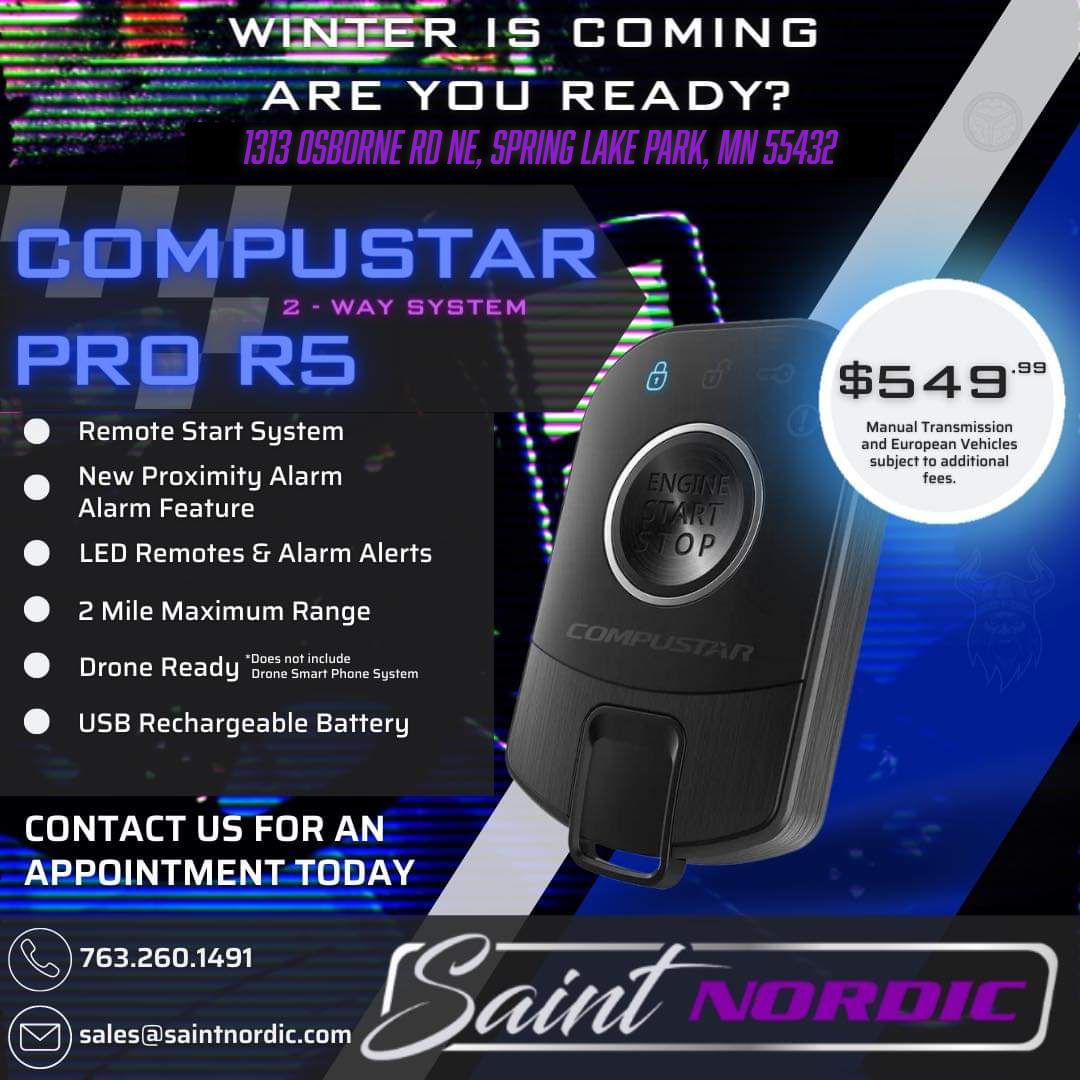 Saint - Compustar PRO R5 Remote Start – Installed! 🚘🔥 $549.99 ...