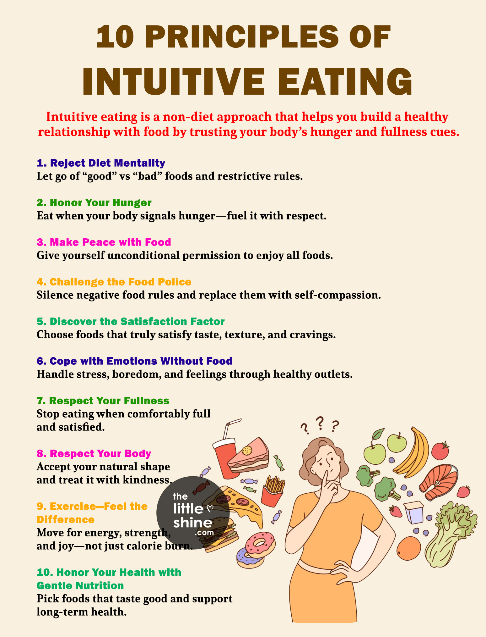 Little - 10 PRINCIPLES OF INTUITIVE EATING | Facebook