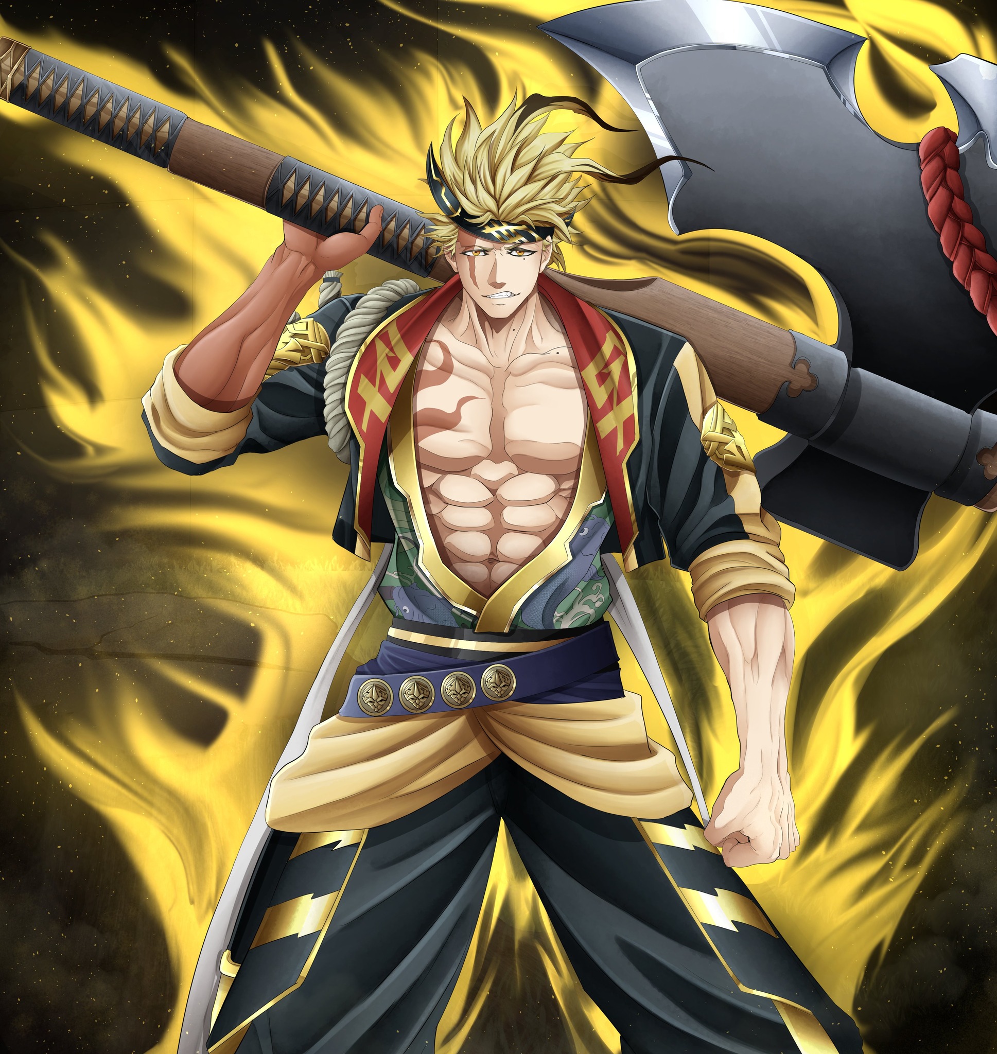 Sakata Kintoki 💛 🎨:@Zssjblue (X/Twitter) #manganime