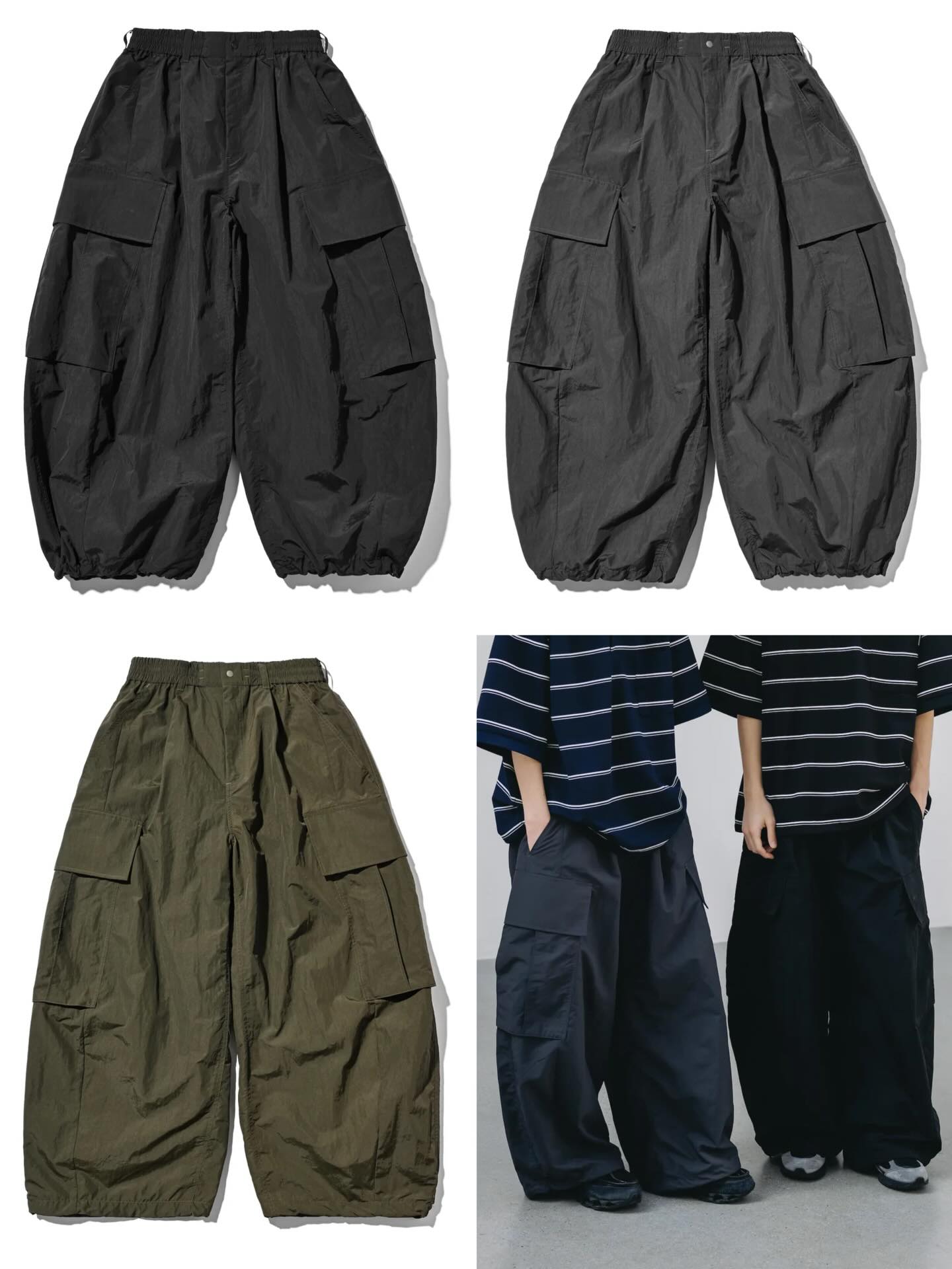 CLESSTE ACTIVE CITY MEGA POCKET BALLOON CARGO PANTS 1 ウエスト