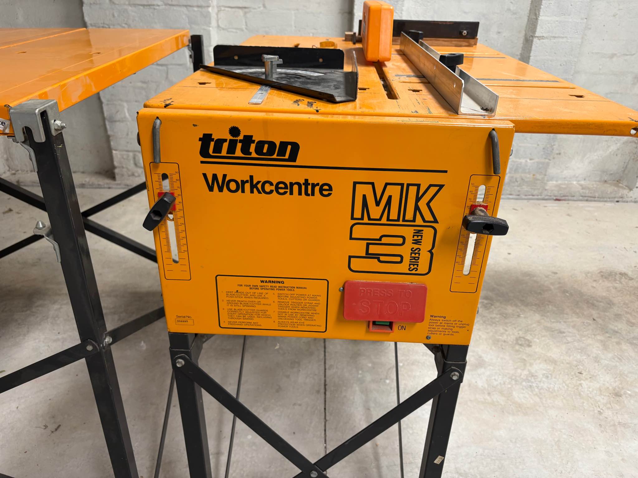 Triton MK3 Workcentre – Table & Extension (No Saw) - Saws & Blades ...
