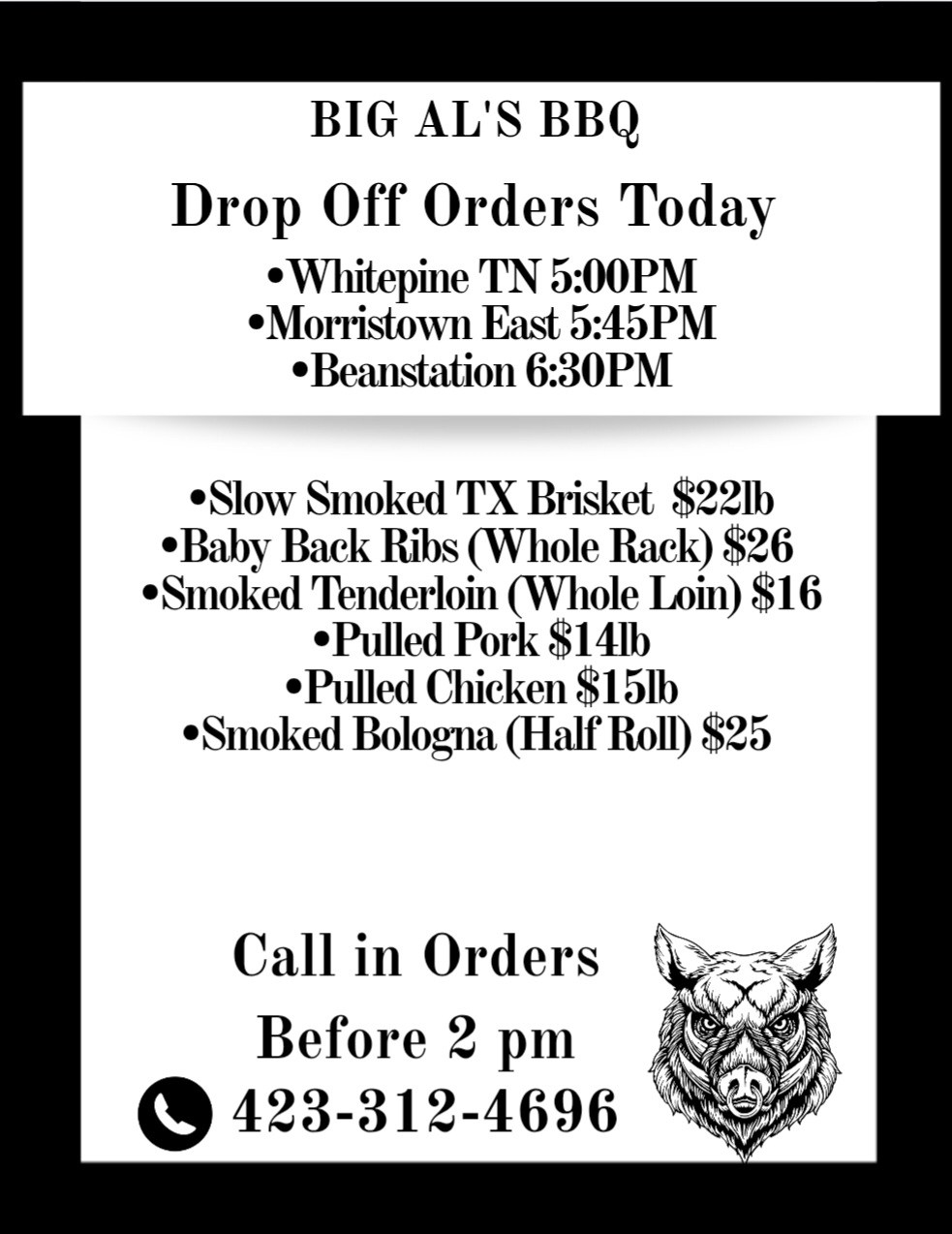 Big Al’s Tennessee Tea & Concessions | Newport TN