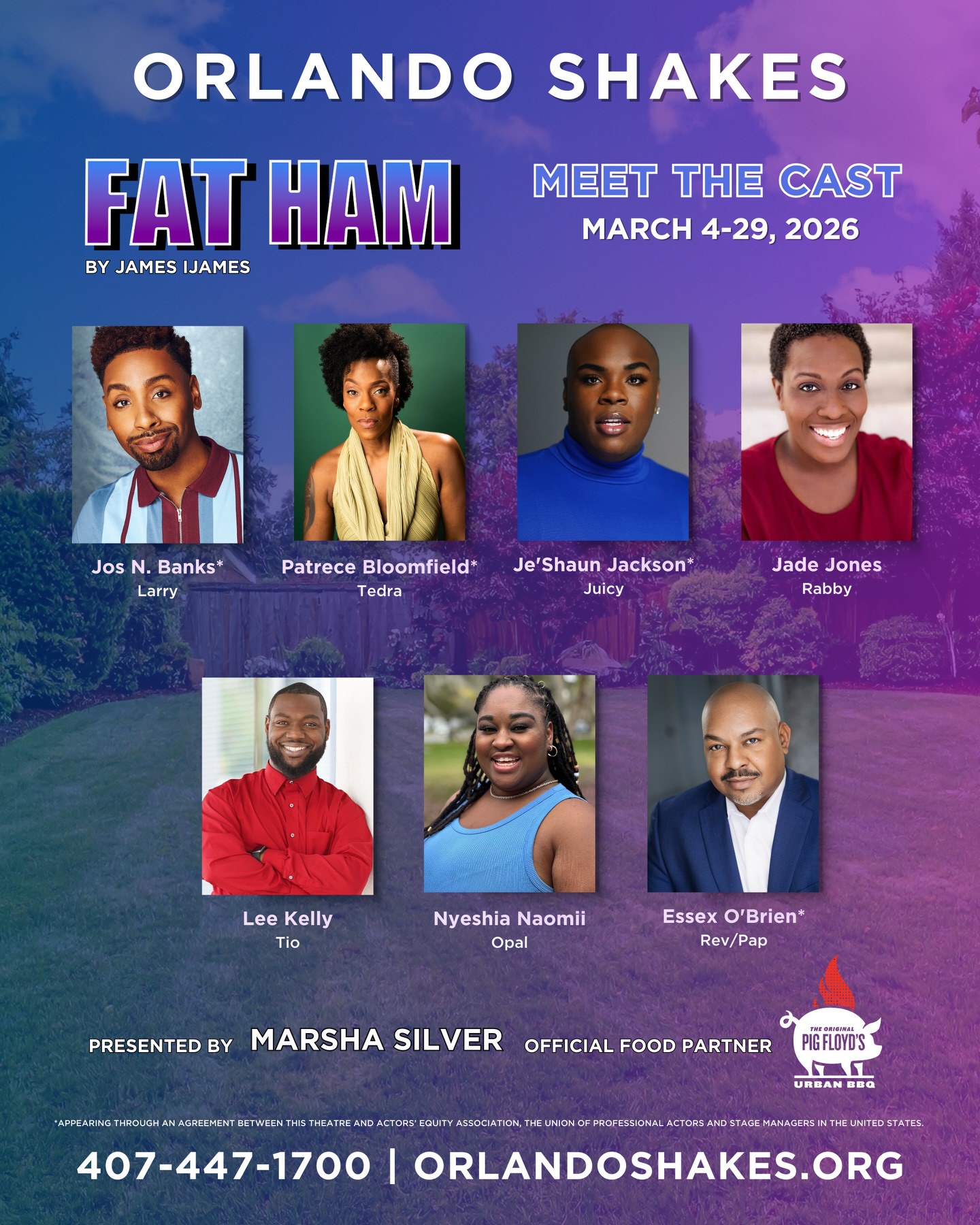 Orlando Shakes - Introducing the full cast and crew of Fat... | Facebook