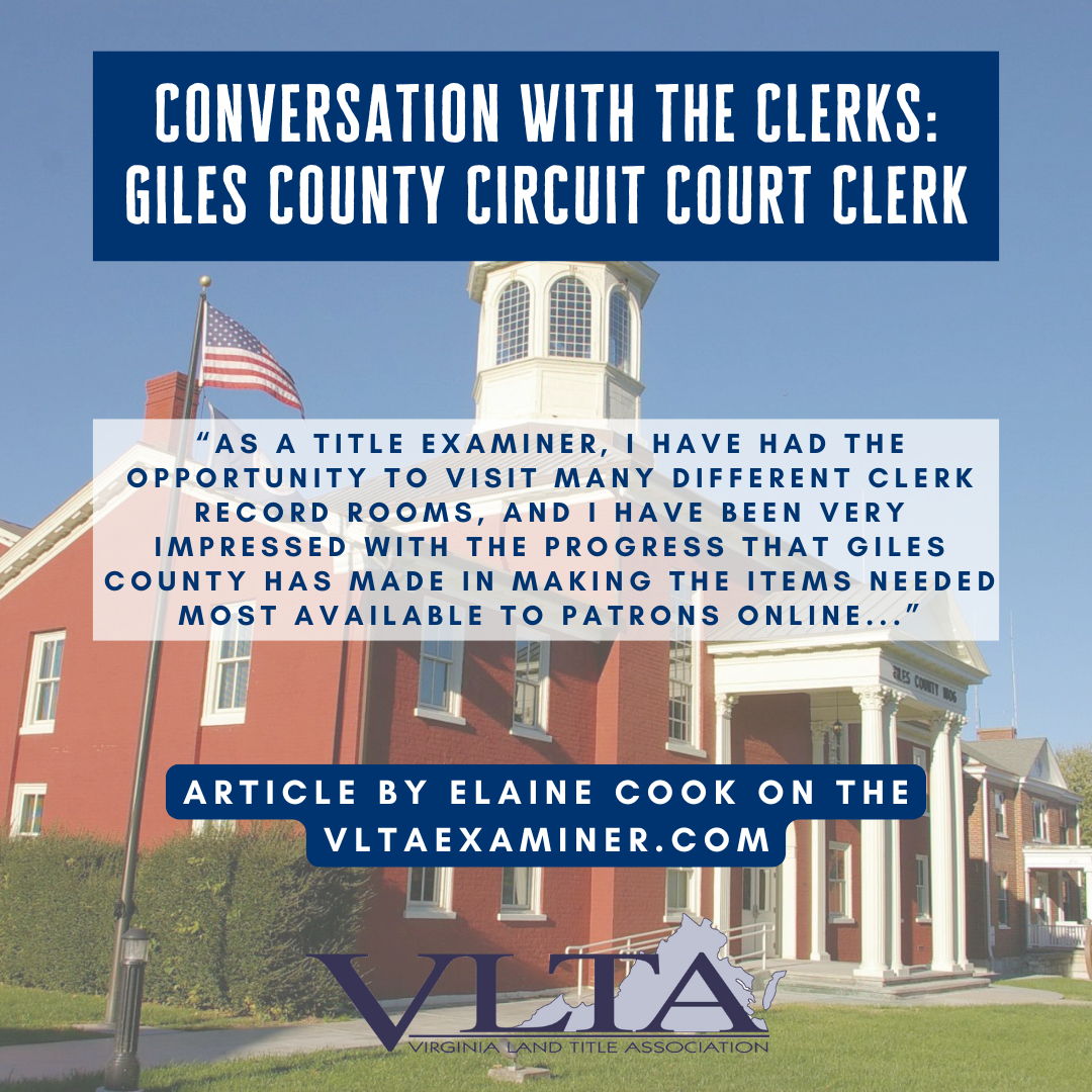 Virginia - Did you miss this article, "Conversation With the Clerks ...