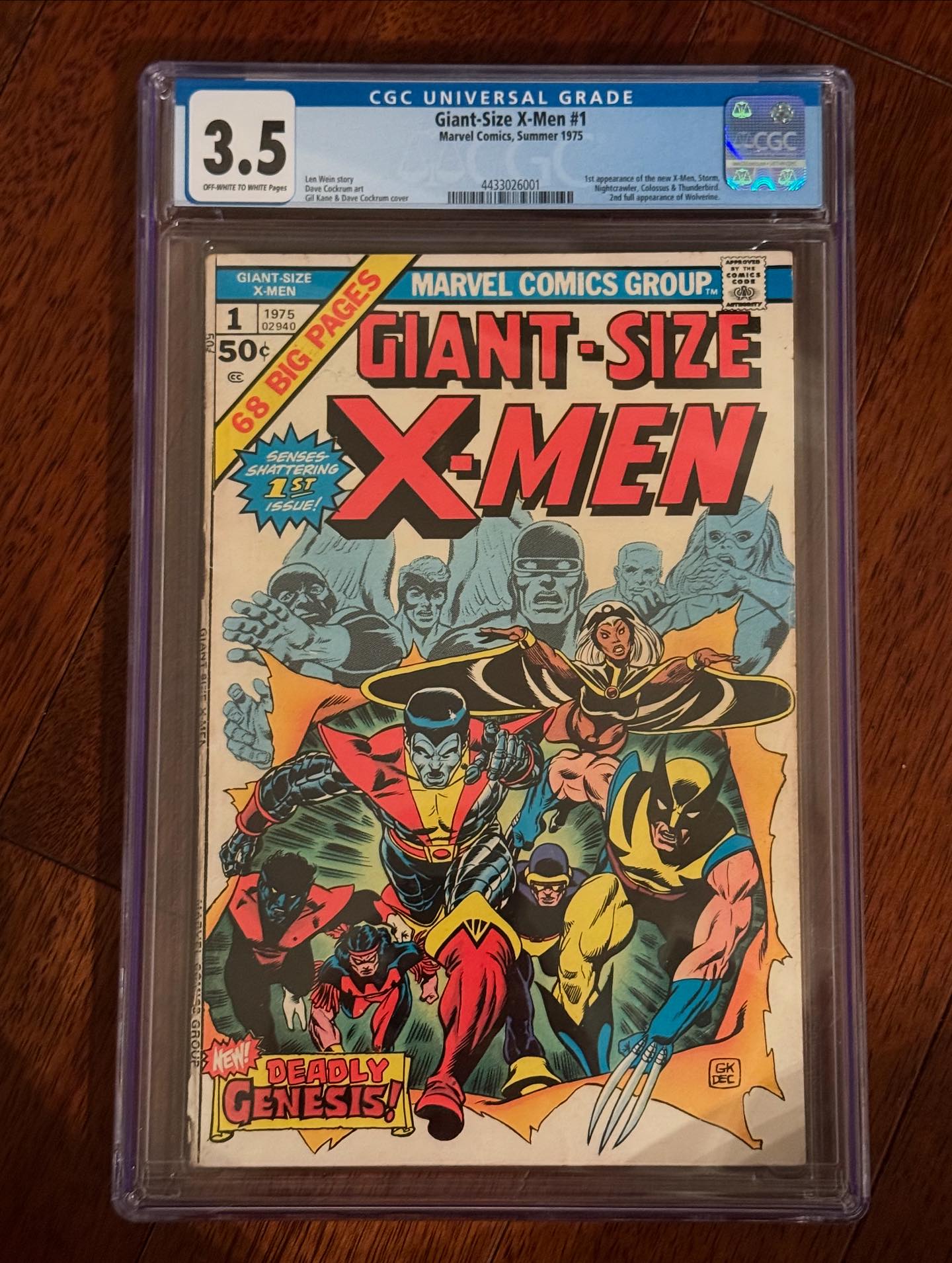 ✨NEW RAFFLE✨Giant Size X-Men #1 (1975) CGC 3.5 •• First