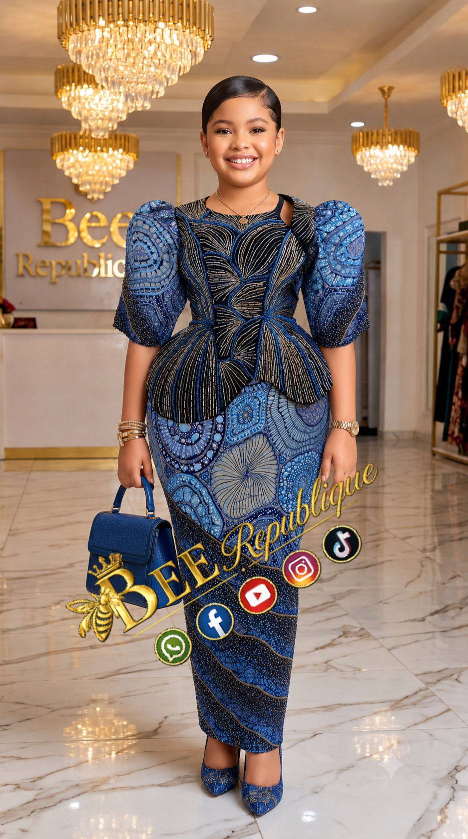 kitenge dress designs for young ladies Ankara Fashion Mini Queens: Beautiful African Dresses and Kente Styles Swiss Made