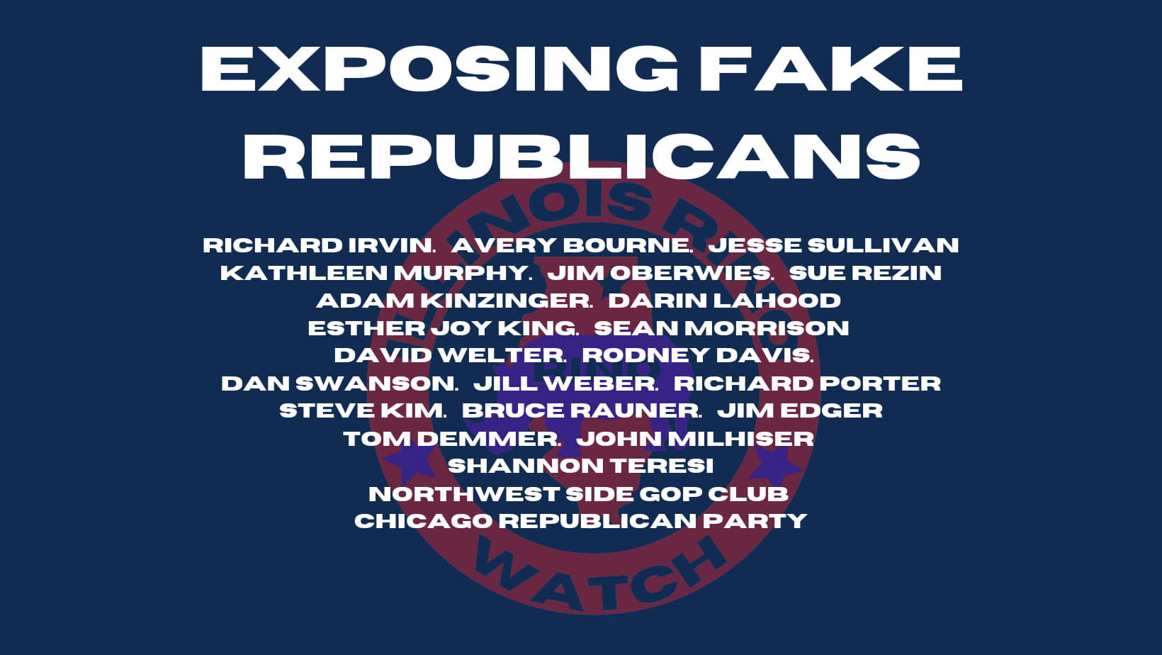 Illinois Republican RINO Watch
