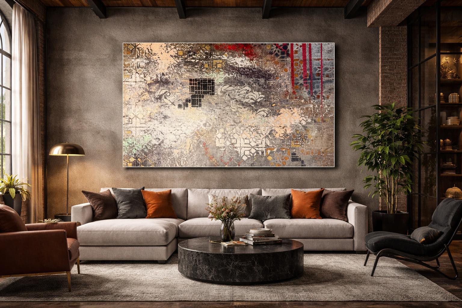 Exotic Wall Finishes and Design - Venetian Plaster with GOLD Wax💥 Old ... - High-End Apartment Wall Finishes Exotic