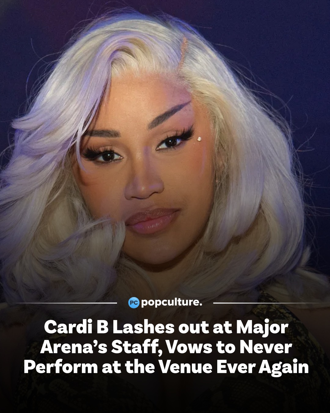 Rapper Cardi B publicly clashed with staff at State Farm Arena in Atlanta,  warning she may never return to the venue after accusing employees of  disrespecting her team. The incident unfolded on