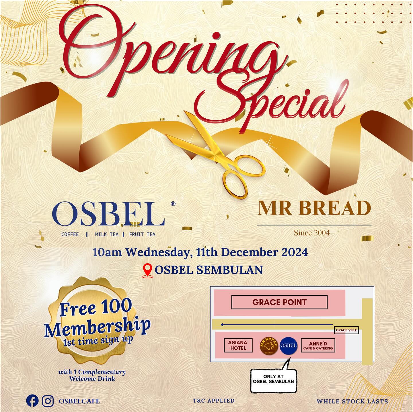 OSBELmsia - OSBEL Sembulan Opening on 11th December 2024...