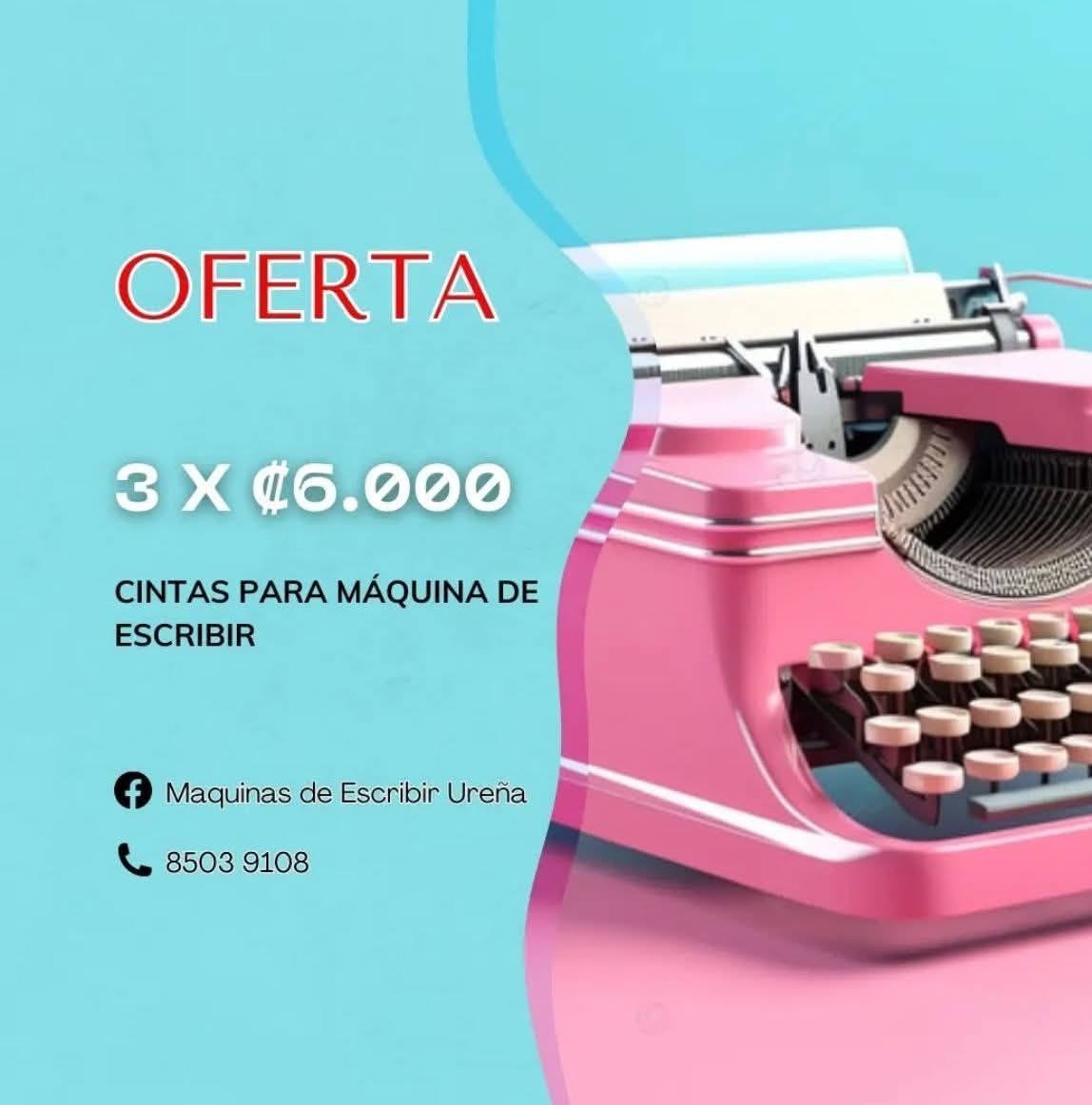 Maquinas de Escribir Ureña | San José