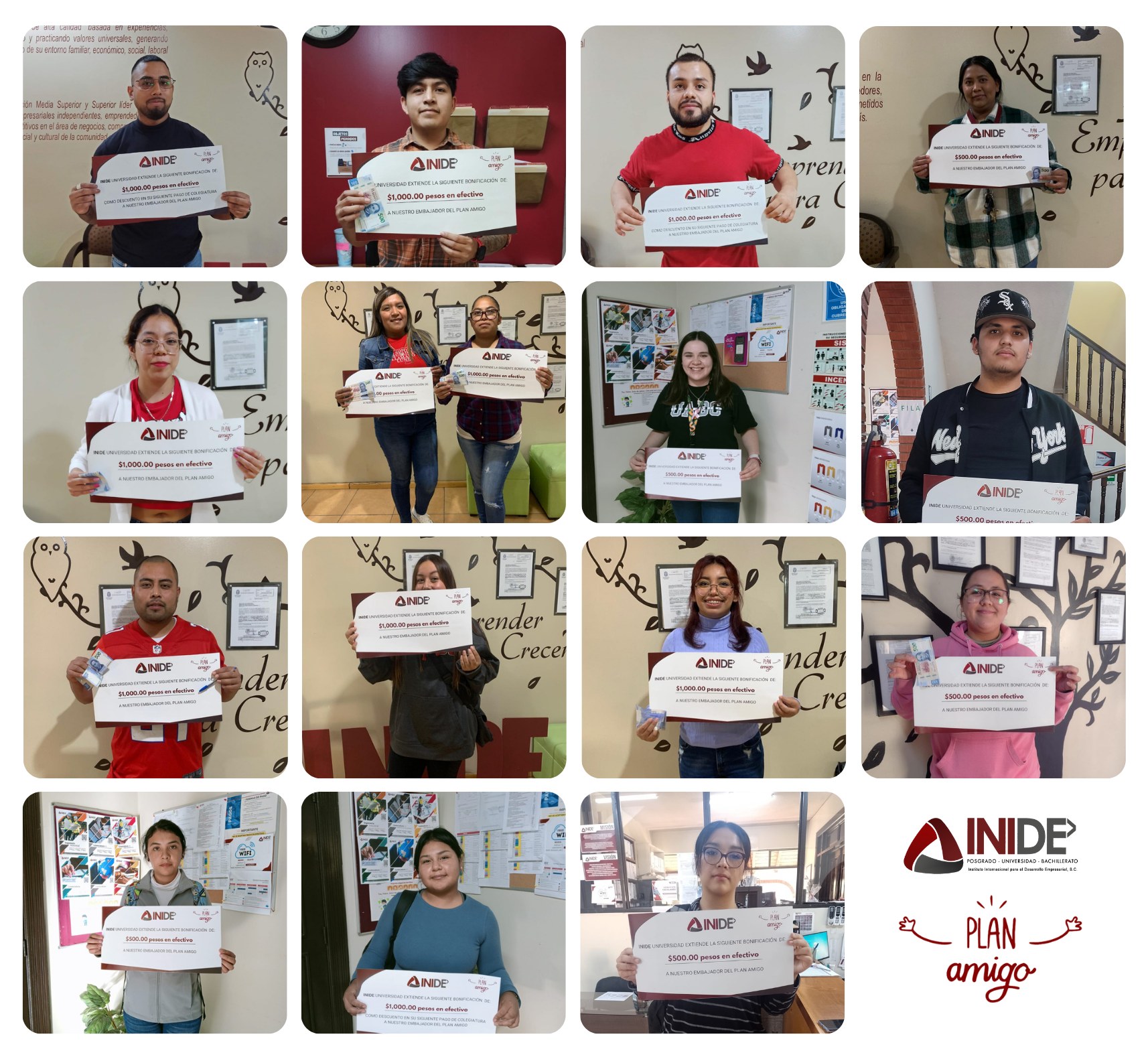 INIDE - 🎉 ¡Felicidades a nuestros alumnos del Plan Amigo! 🎉 Hoy ...