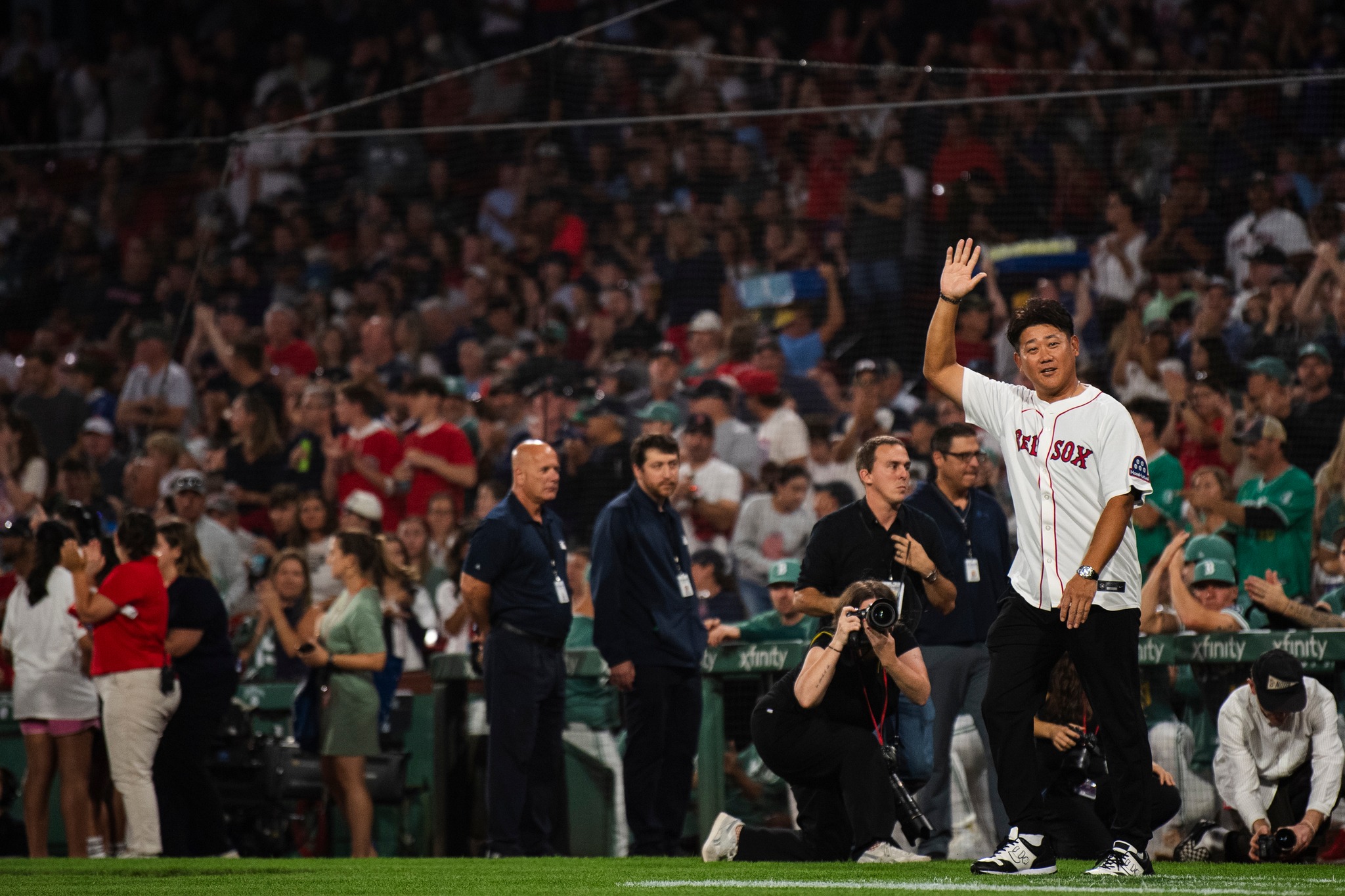 Daisuke Matsuzaka back on the mound!