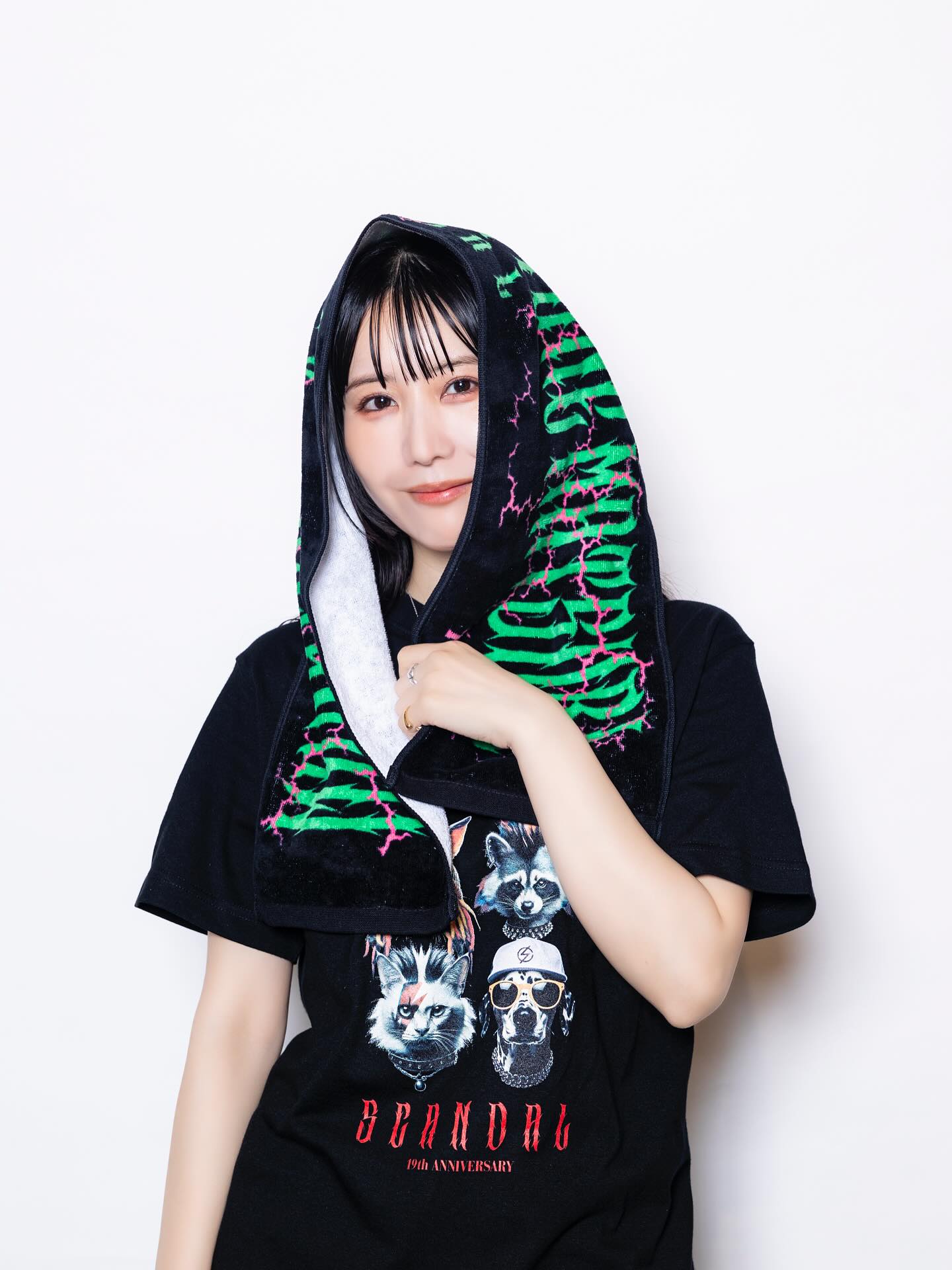 真夏のキラーチューン祭り タオル GREEN ￥2,200 designed by