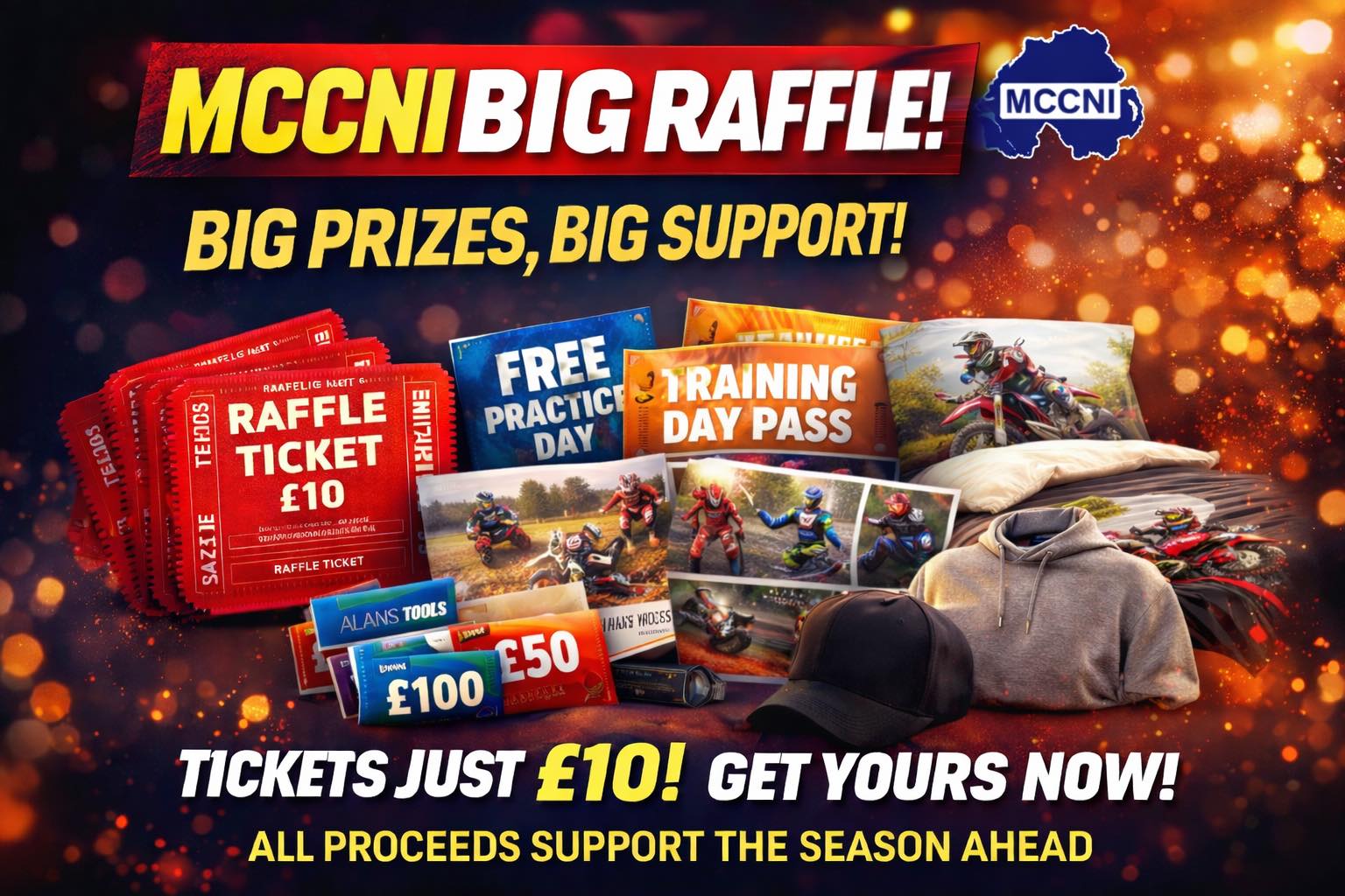 MCCNI - 🎟️ THE BIG MCCNI RAFFLE – BIG PRIZES, BIG SUPPORT... | Facebook
