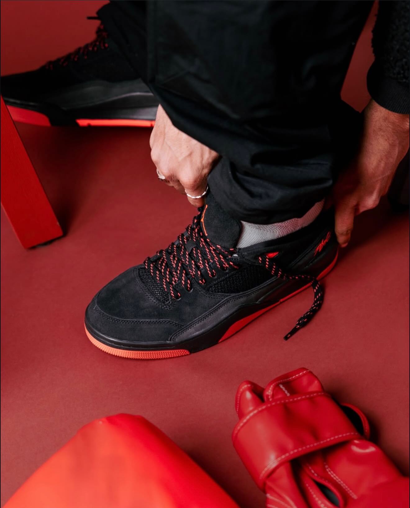 Jordan Flight Court Black Infrared Size-40 40.5 41 42 42.5 44 