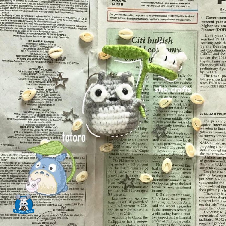 Be - CROCHET GHIBLI 🍃🍜 LOOK: A crochet artist from Butuan City, Agusan ...