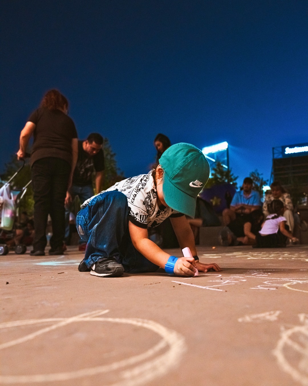 Chalk - People often ask us: Can I create chalk art at Chalk the Block ...