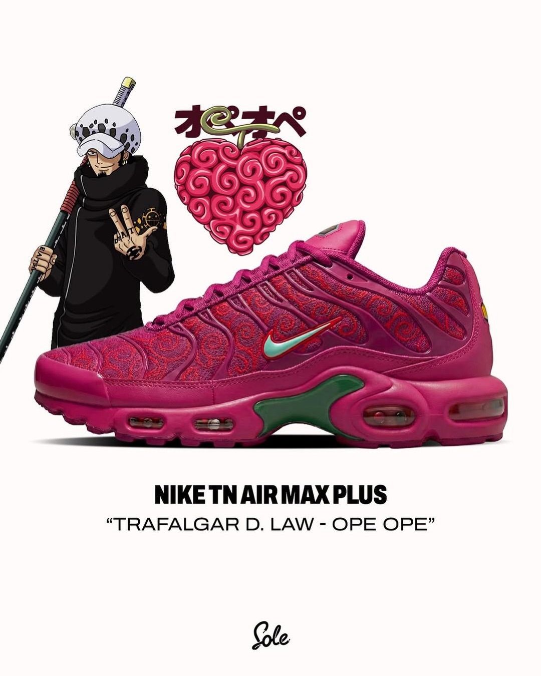 The rumored One Piece x Nike collaboration is starting to gain
