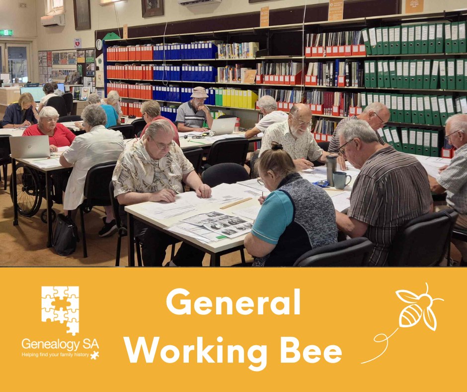 South Australian Genealogy & Heraldry Society | Adelaide SA
