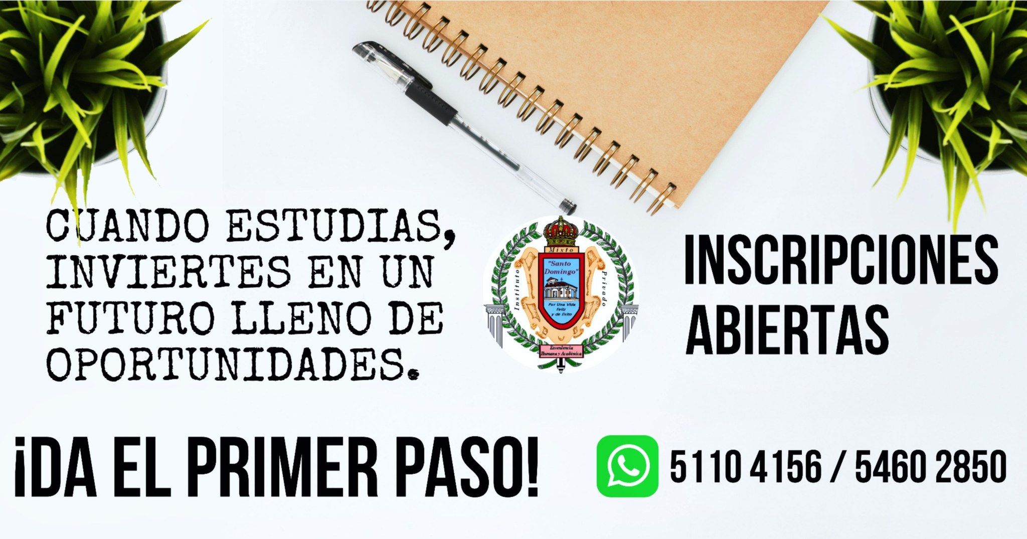 Instituto - INSCRIPCIONES ABIERTAS PARA EL CICLO ESCOLAR 2026 "Por una ...