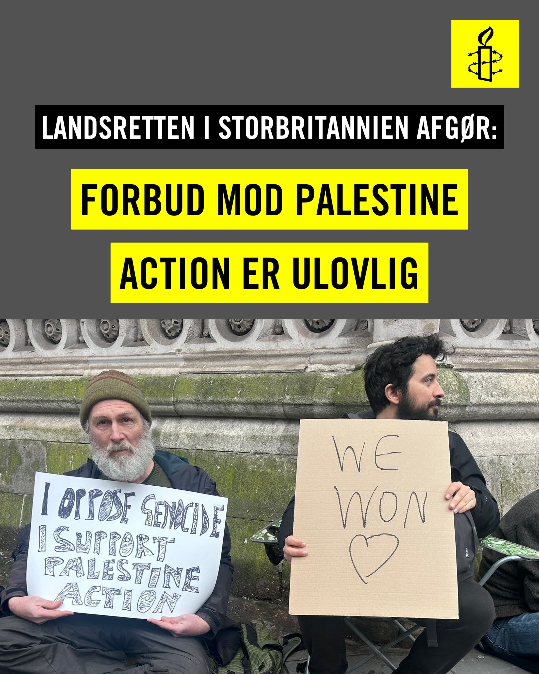 Amnesty - FANTASTISK NYT: Landsretten i Storbritannien har afgjort, at ...
