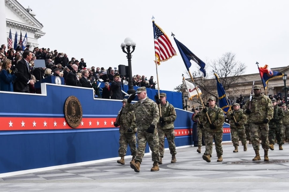 The DrillMaster - @vanationalguard this is a kinda-sorta #ColorGuard ...