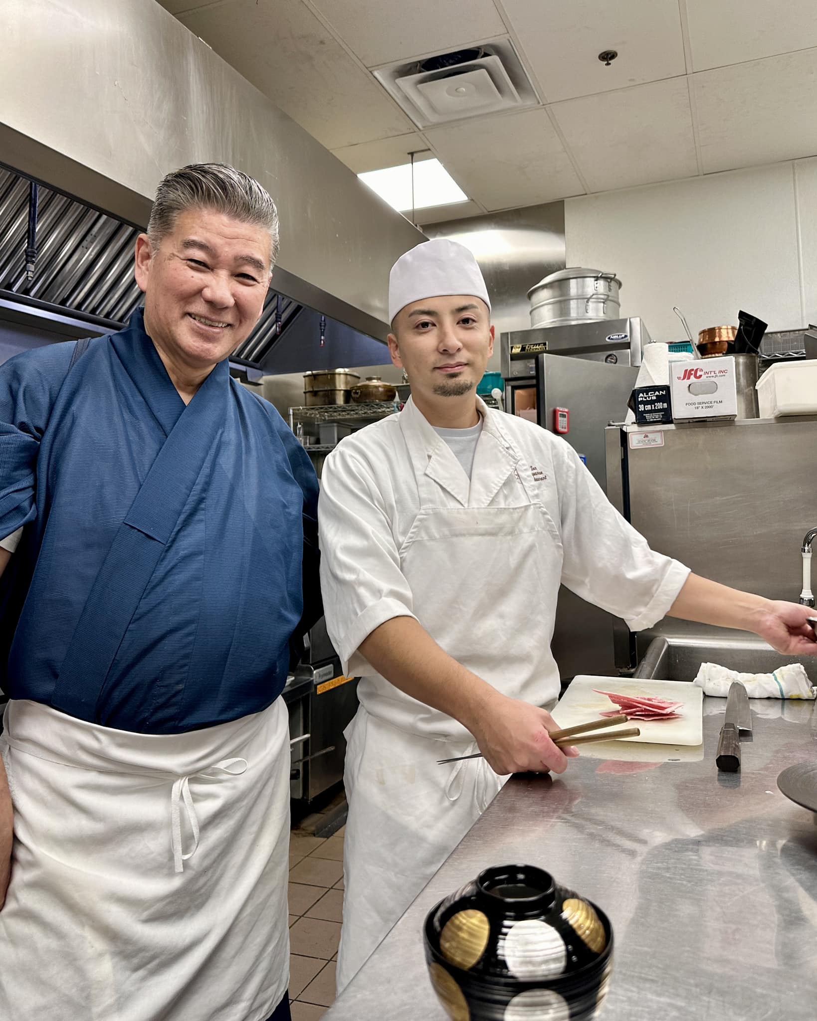 New Era, Endless Potential. Executive head chef Hamatsu san with 