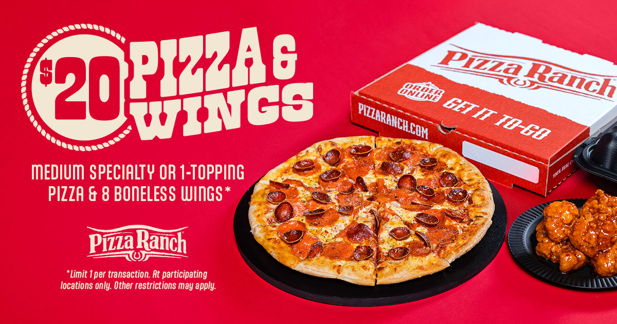 Pizza Ranch - Have you tried our newest pizza? It comes with sauce on ...