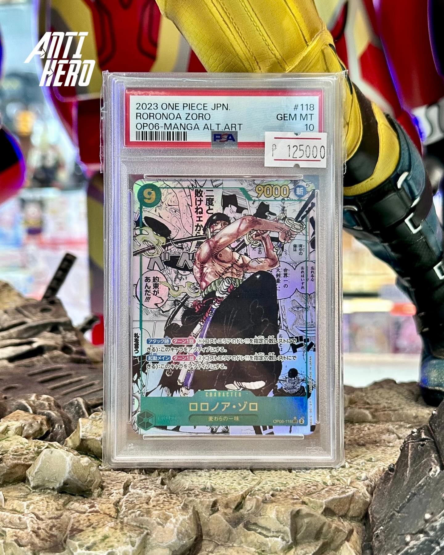 Zoro Manga PSA 10 from OP06 — SOLD this Friyay! 👋 Absolute