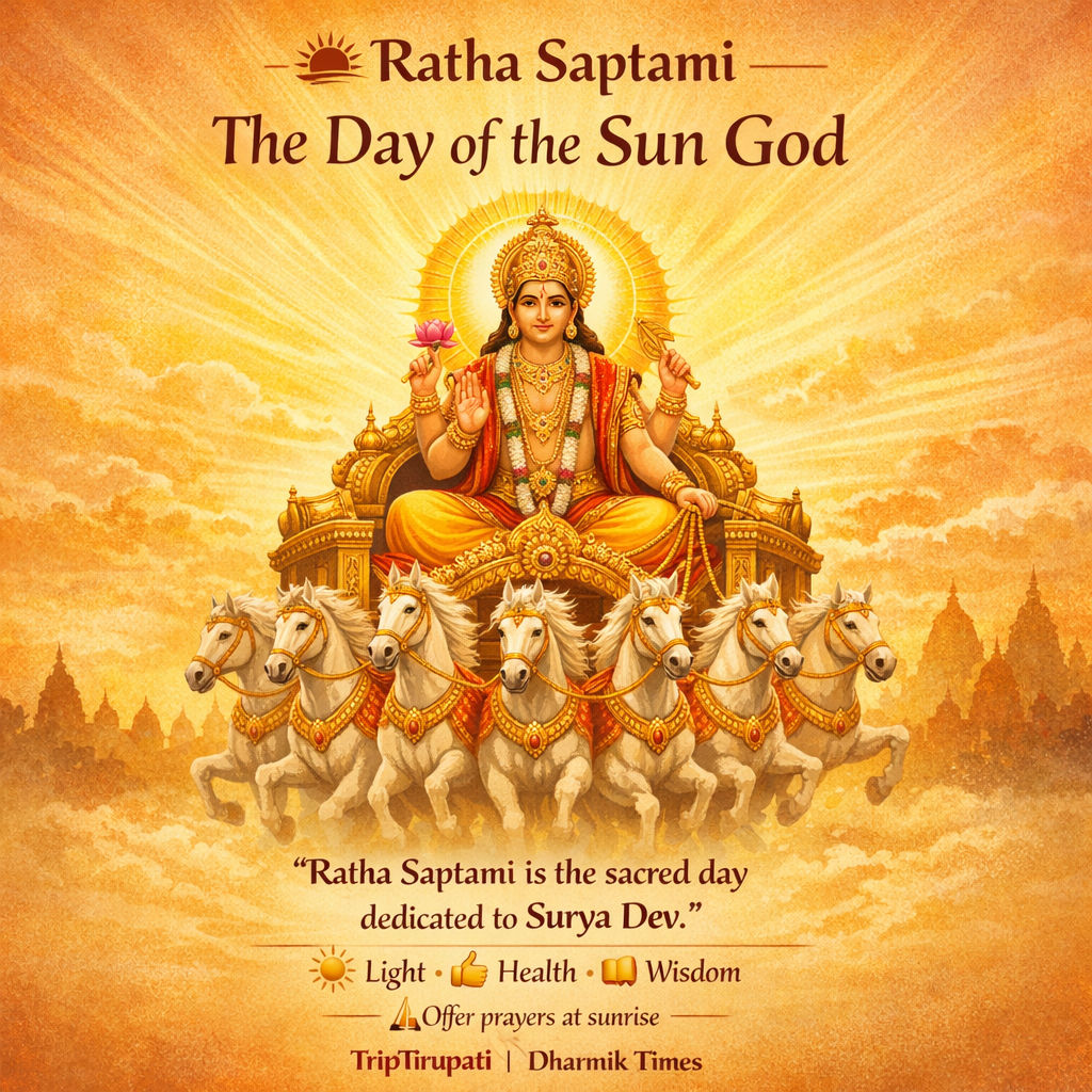 Trip Tirupati - RATHA SAPTAMI 🌞 The Divine Day of Surya... | Facebook