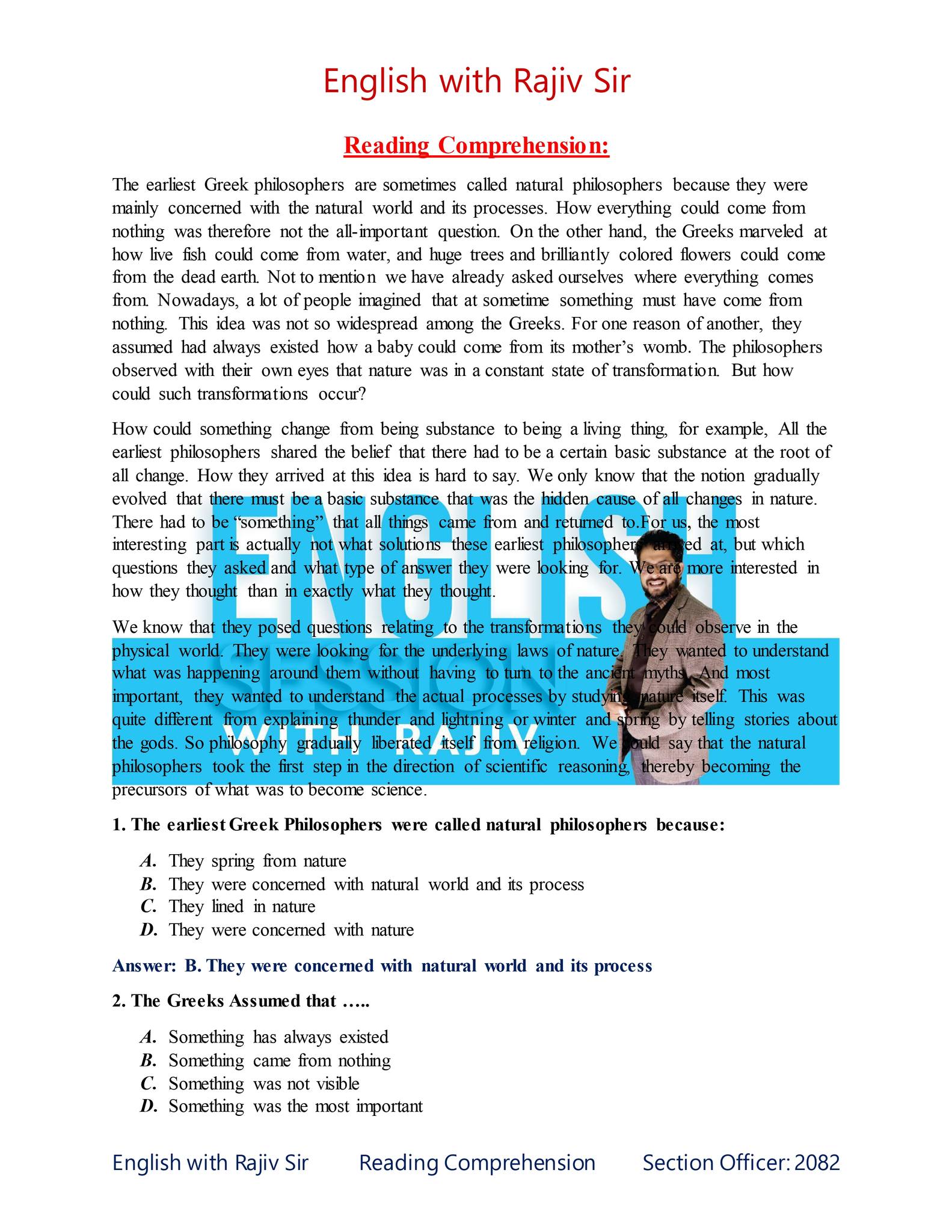 English with Rajiv Sir added a... - English with Rajiv Sir