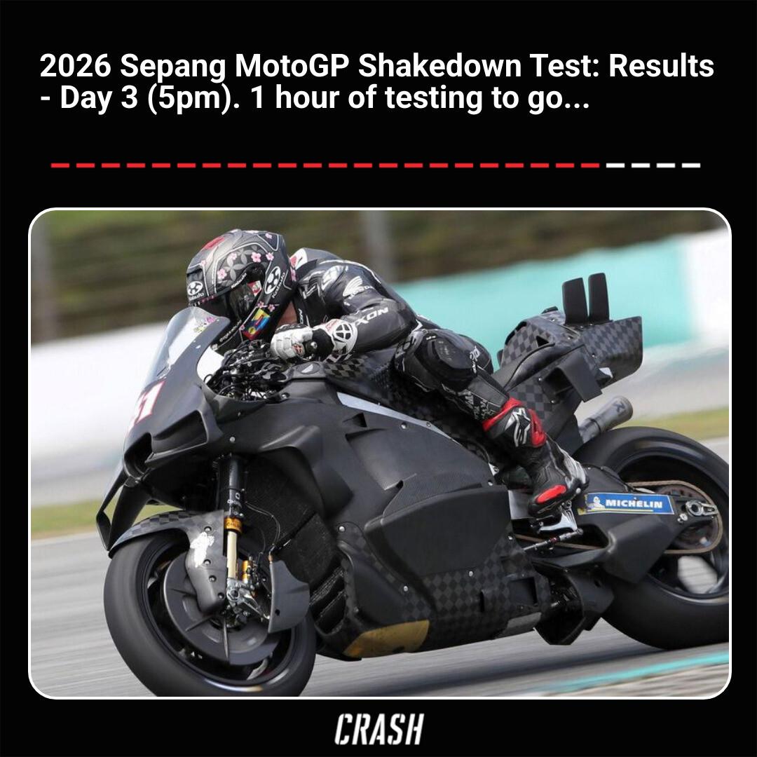 Crash - Lap times during Saturday's third and final day of the 2026 ...