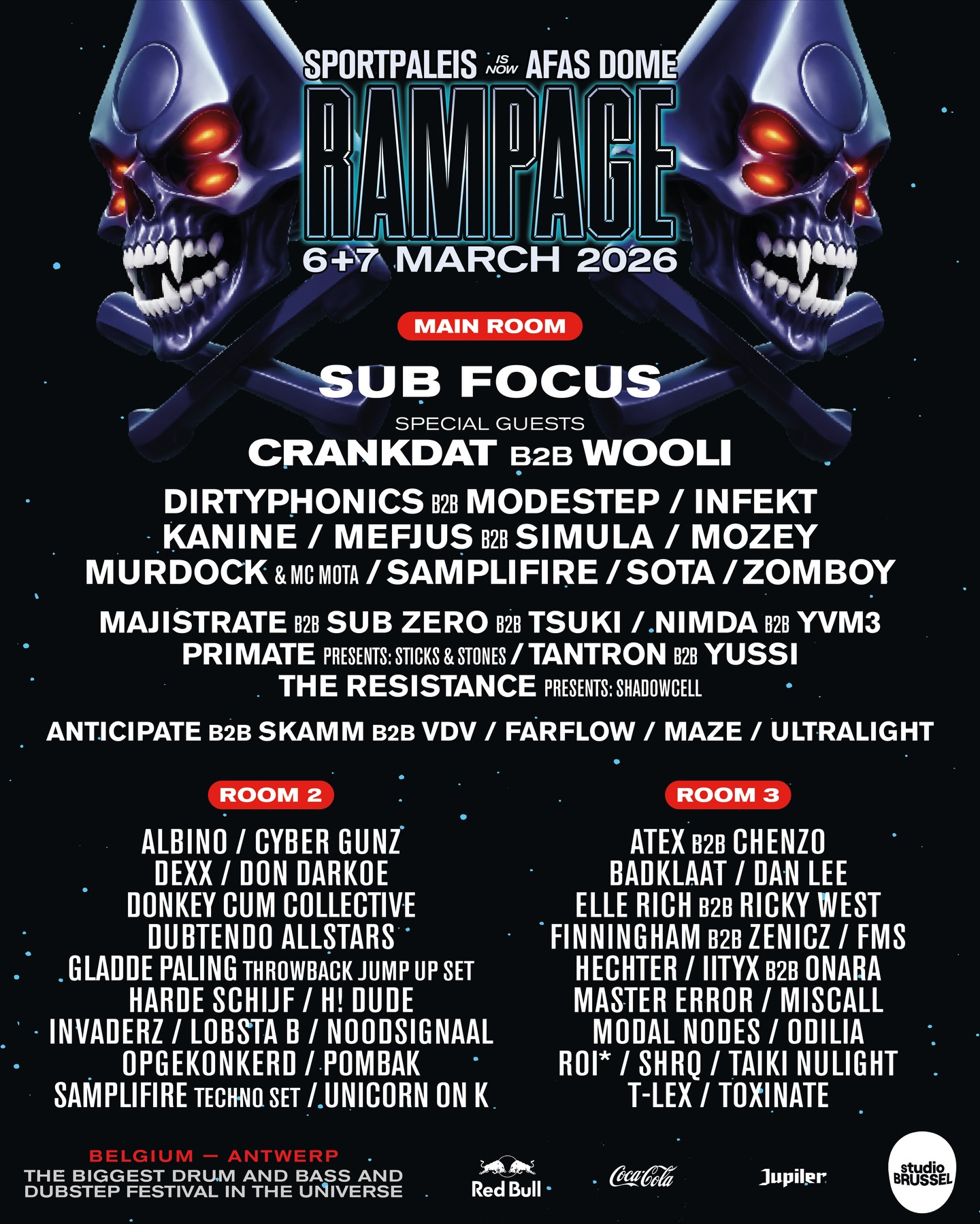 RAMPAGE - FULL LINE-UP FOR RAMPAGE WEEKEND 2026! 😈 BRACE YOURSELVES, ON ...