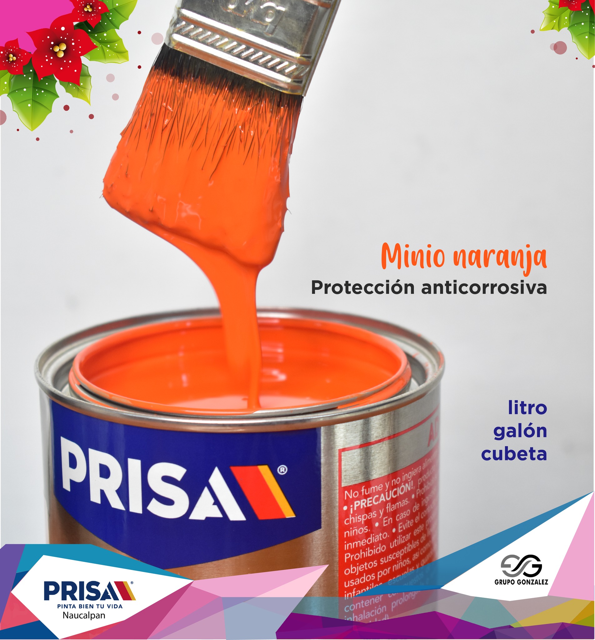 🔸 Minio naranja 💪 Excelente... - Pinturas PRISA Naucalpan