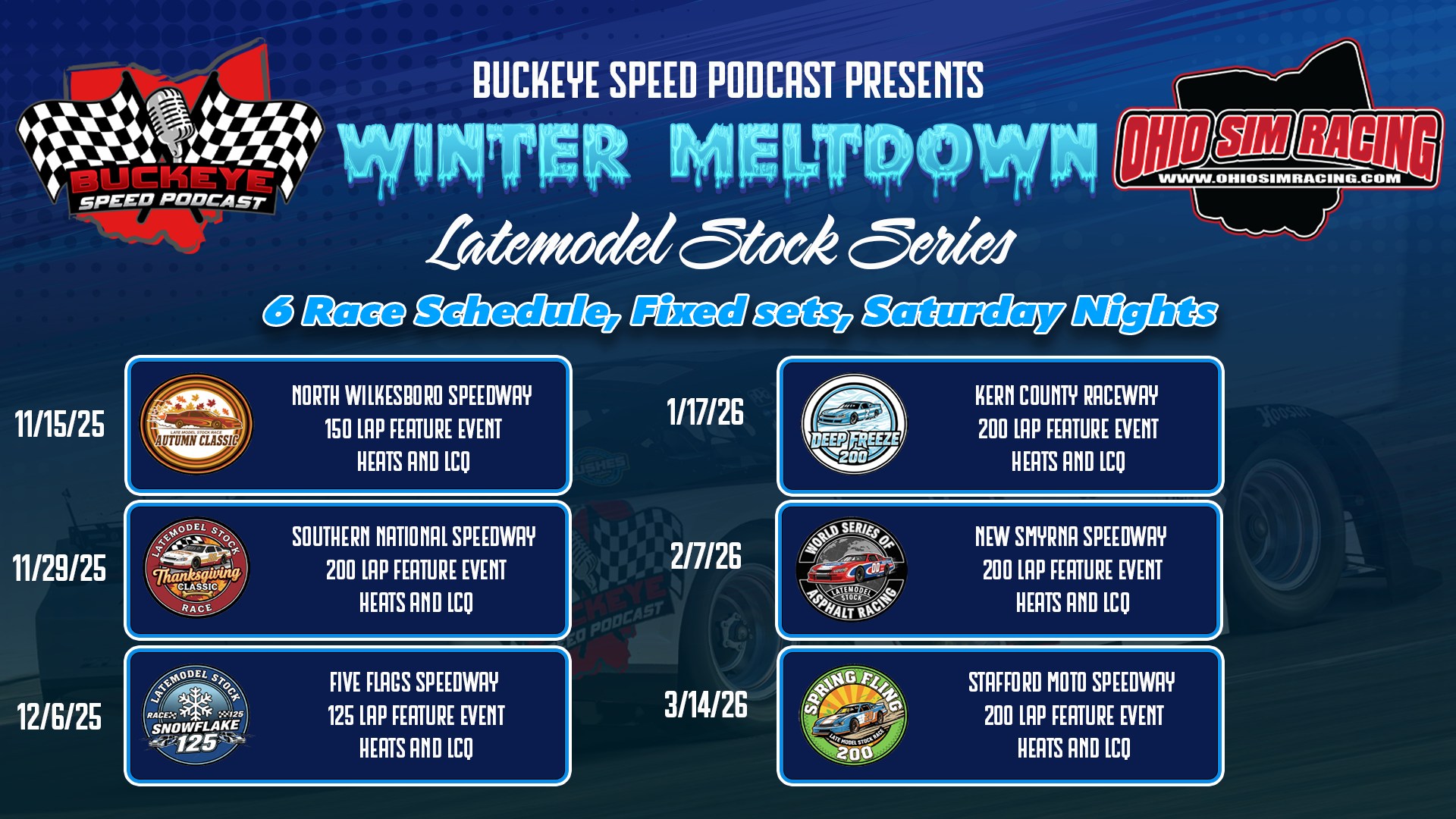 Ohio Sim Racing - 🥶🔥 The Winter-Meltdown Series is ON! 🔥🏁... | Facebook
