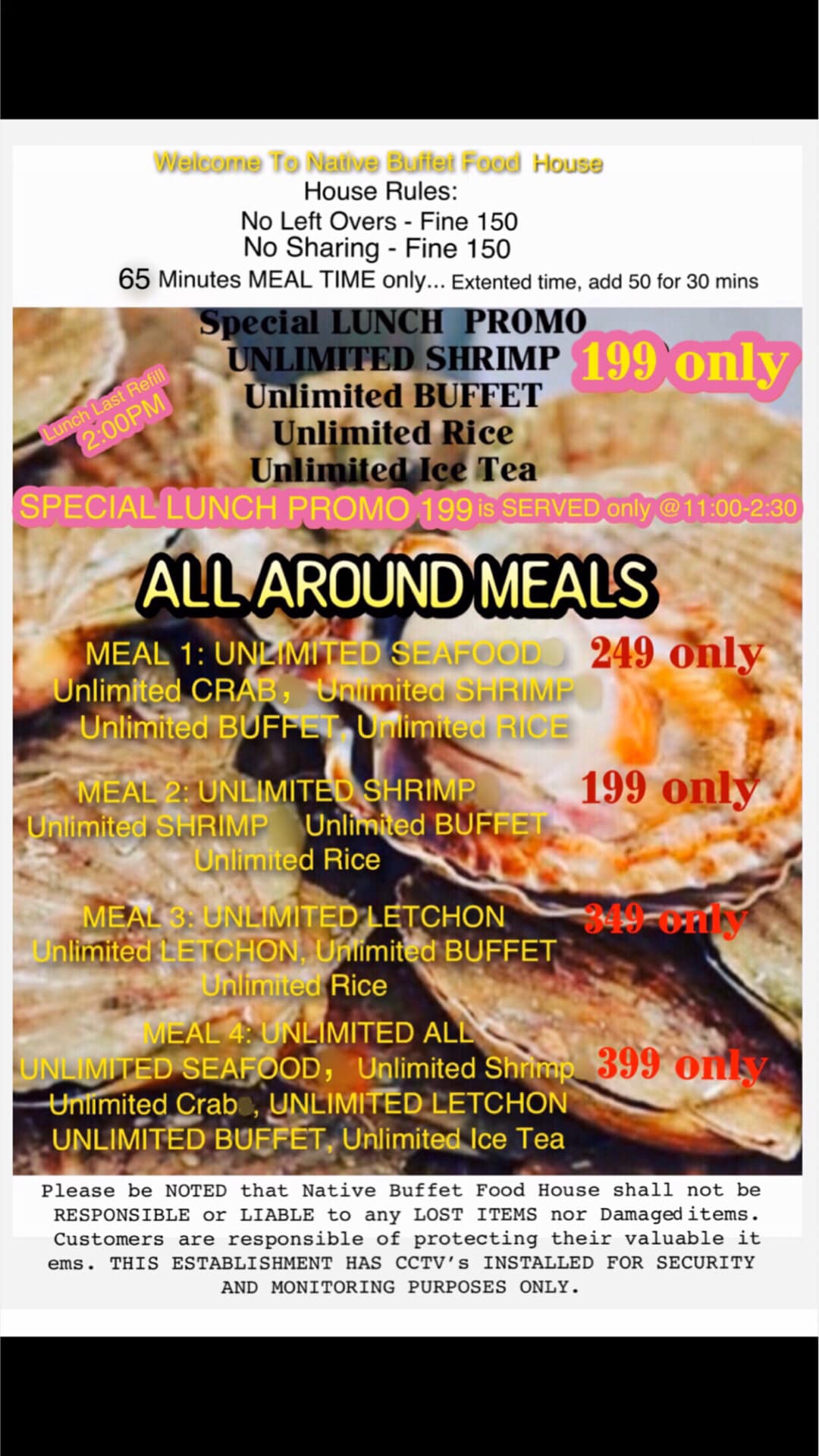Native Buffet Food House | Don Carlos