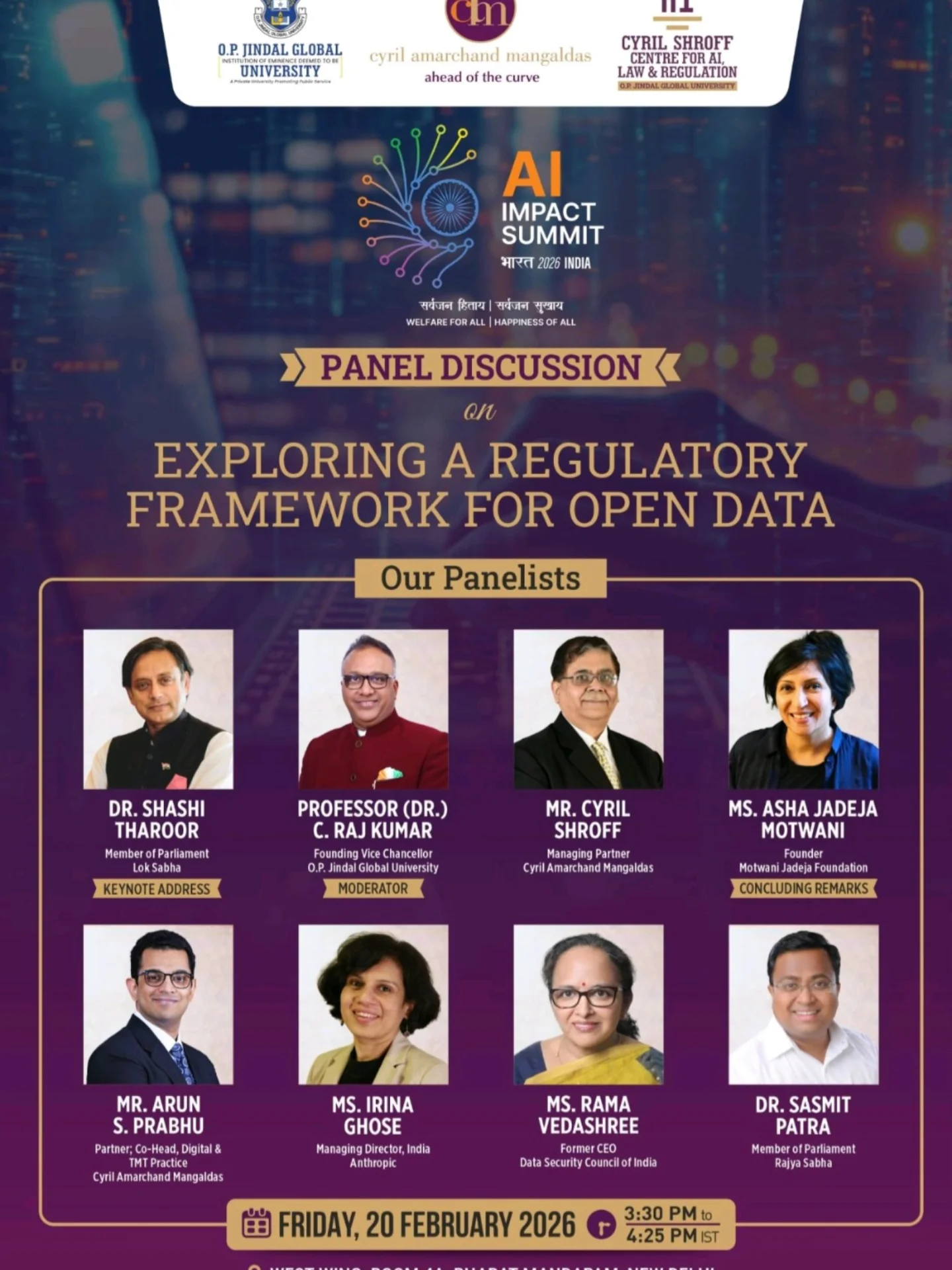 Jindal - Happening today at the India AI Impact Summit 2026, at Bharat ...