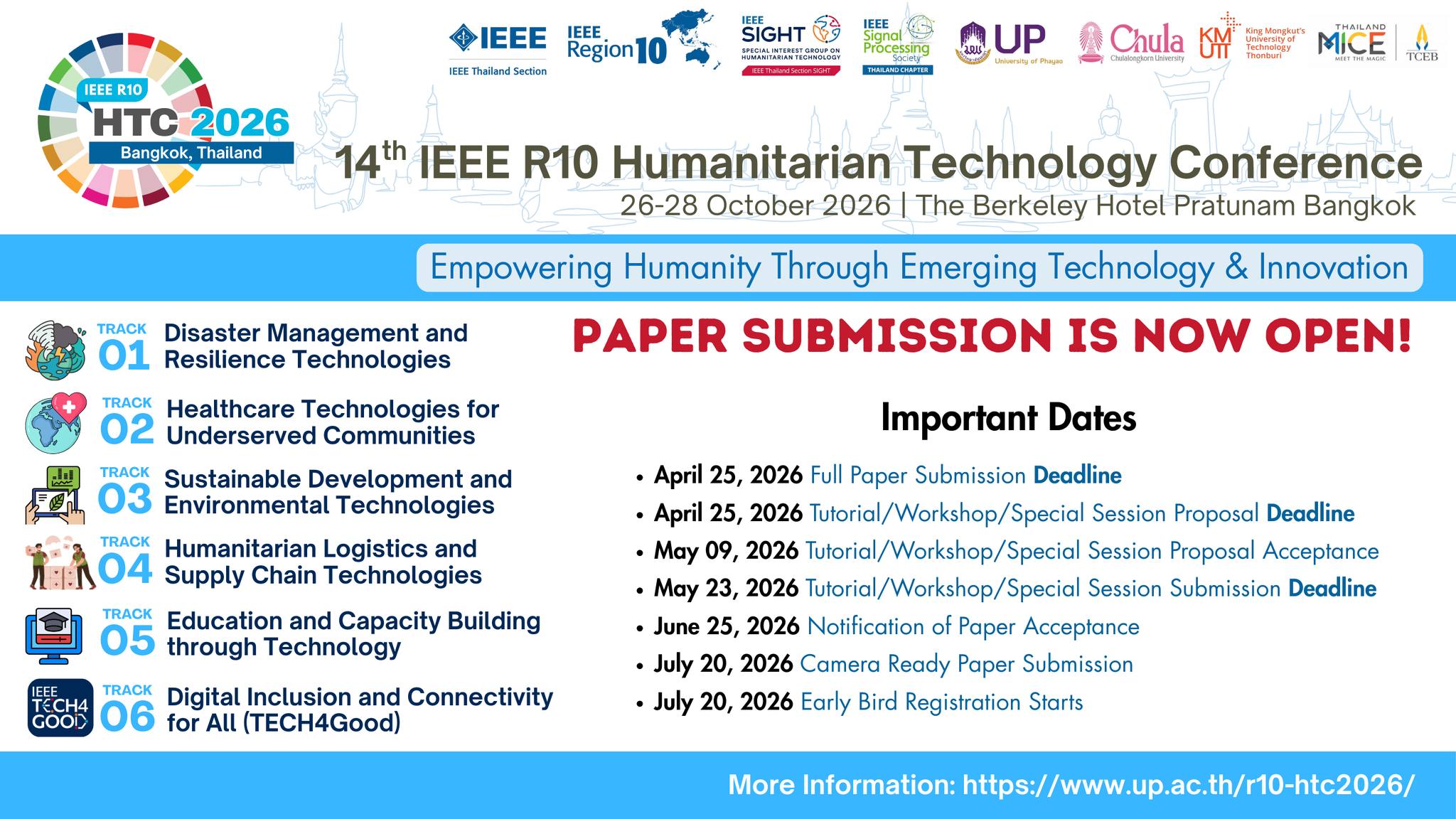 IEEE - 🌍 Call for Papers: Join Us in Bangkok for IEEE R10 HTC 2026! Be ...