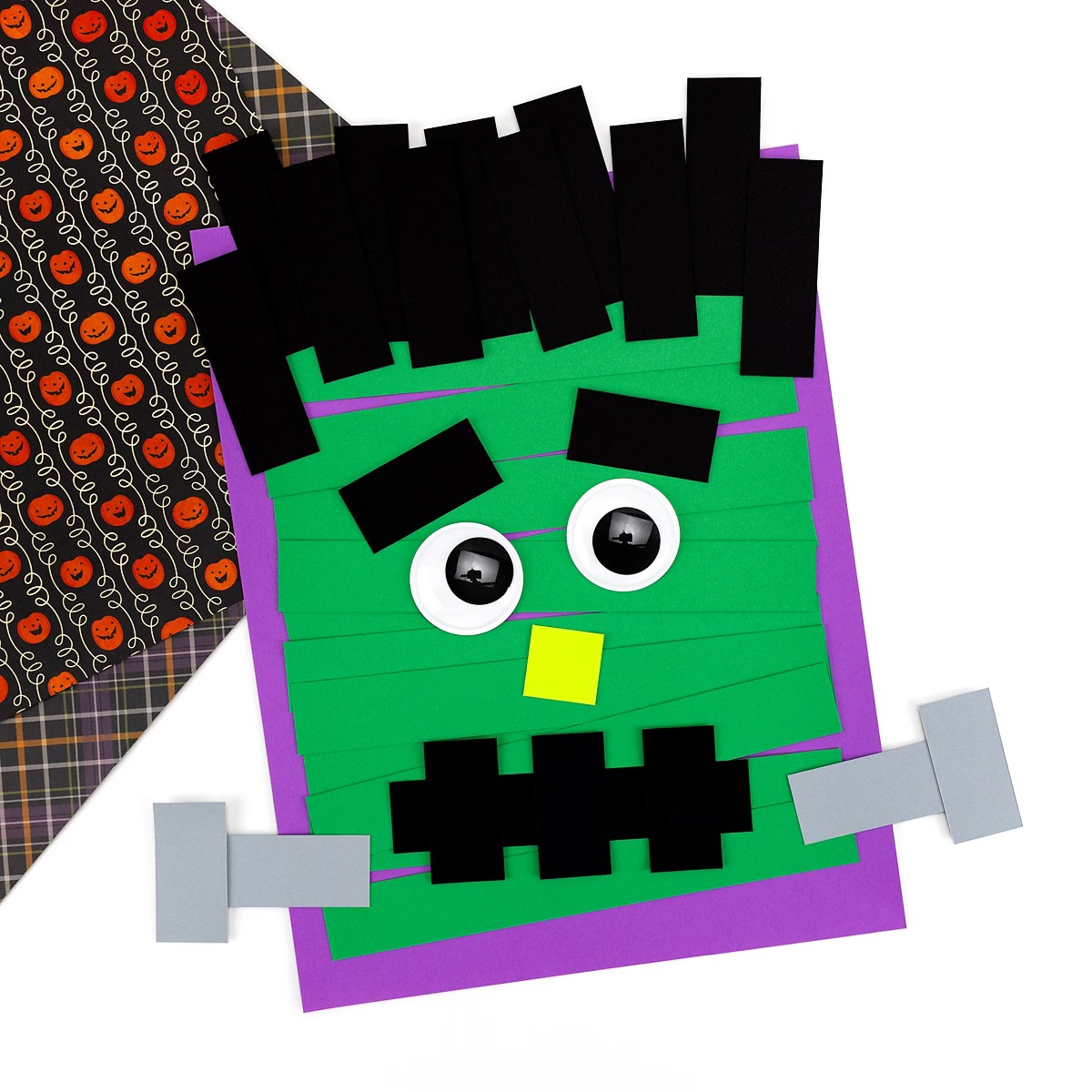 Paper Strip Frankenstein Craft 👇🎃 - Fireflies and Mud Pies | Facebook