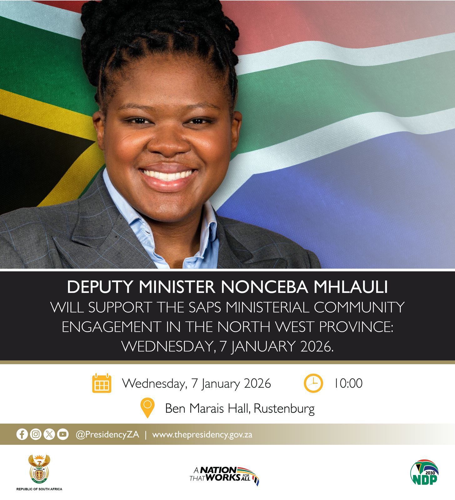HAPPENING NOW 📍Rustenburg... - South African Government | Facebook