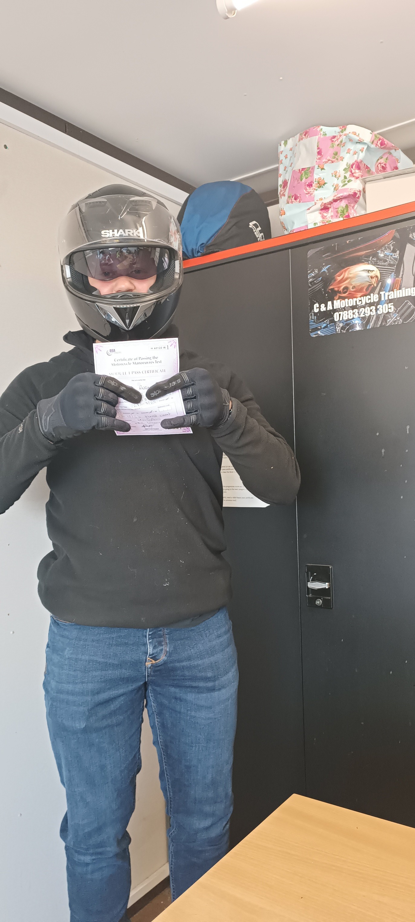 C & - Congratulations to Armandas Ruginis on passing his MOD 1 ...