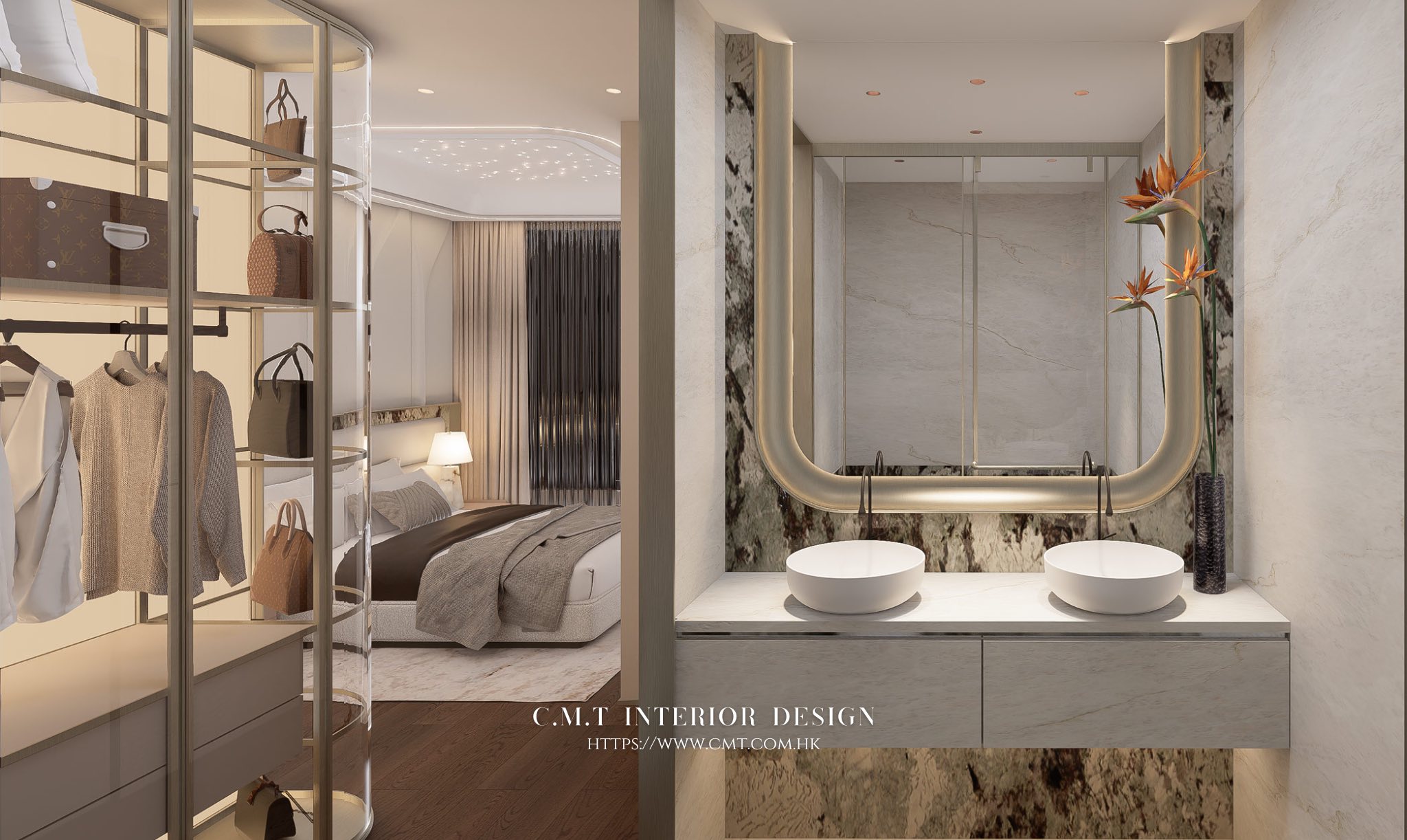 C.M.T Interior Design - 城市花園 City Garden 【 壓軸登場．圓角工藝 🟤 ⚪️ 】 . Interior ...