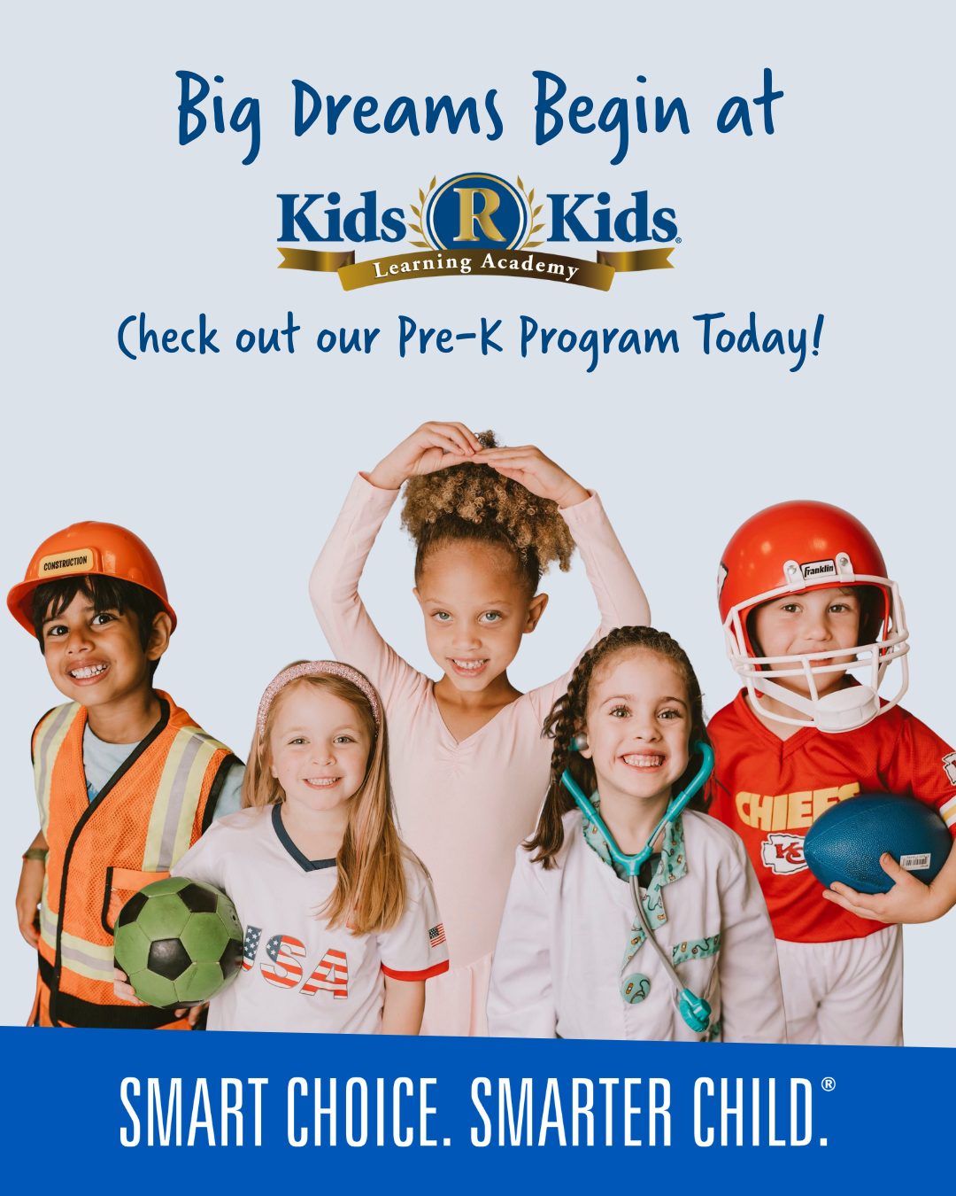 Big dreams start small —... - Kids 'R' Kids of Highland Glen | Facebook