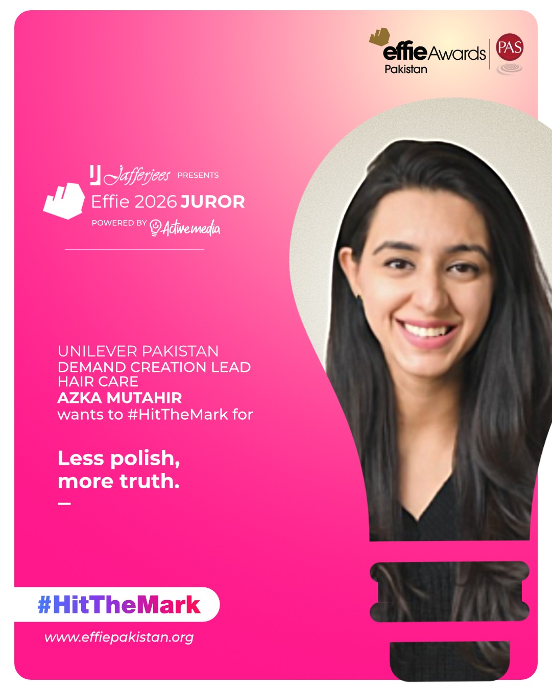Effie Pakistan - Meet the Effie Pakistan 2026 Juror, Azka... | Facebook