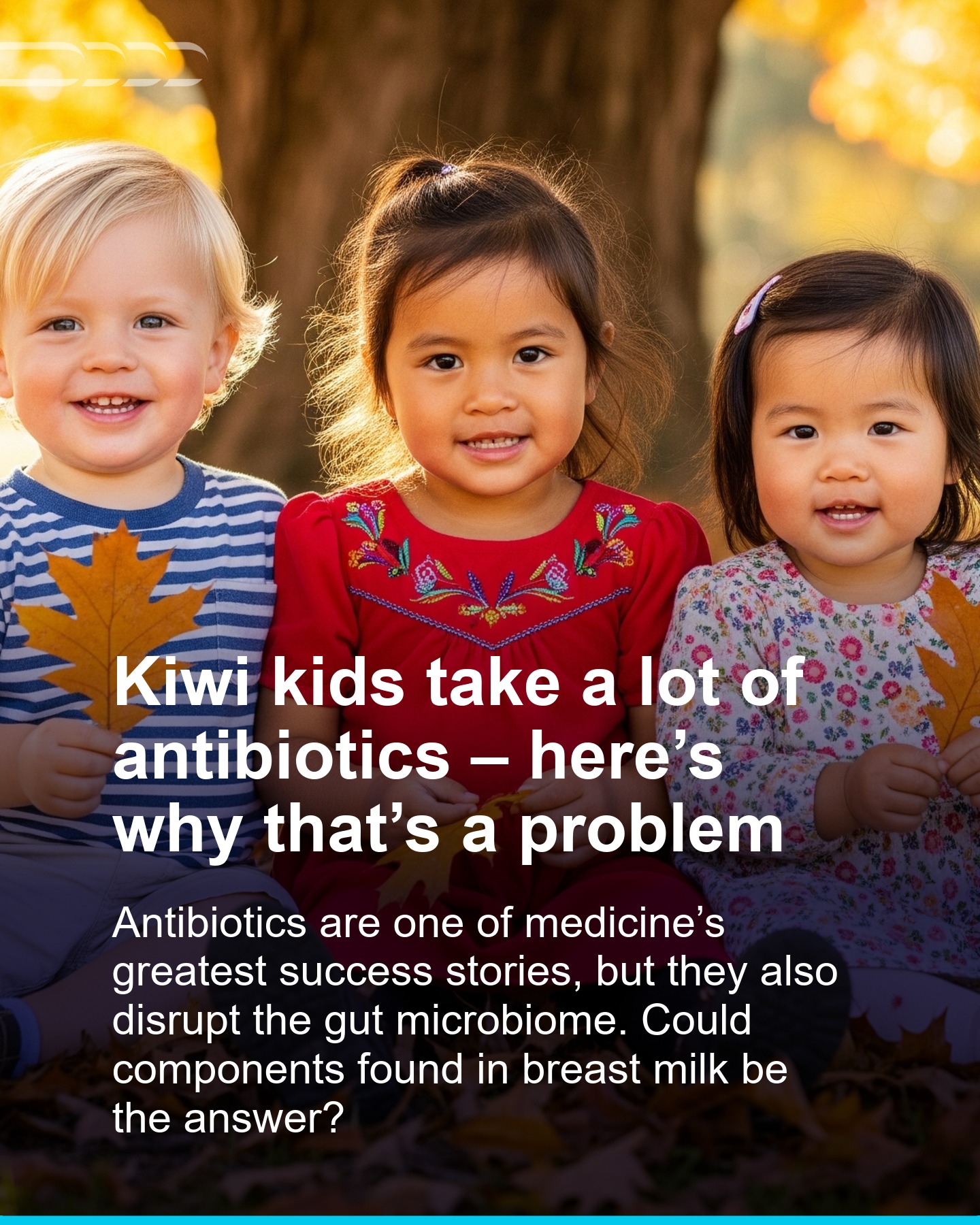 Kiwi kids take a lot of antibiotics – here's why that's a problem. Antibiotics are one of medicine's greatest success stories, but they also disrupt the gut microbiome. Could components found in